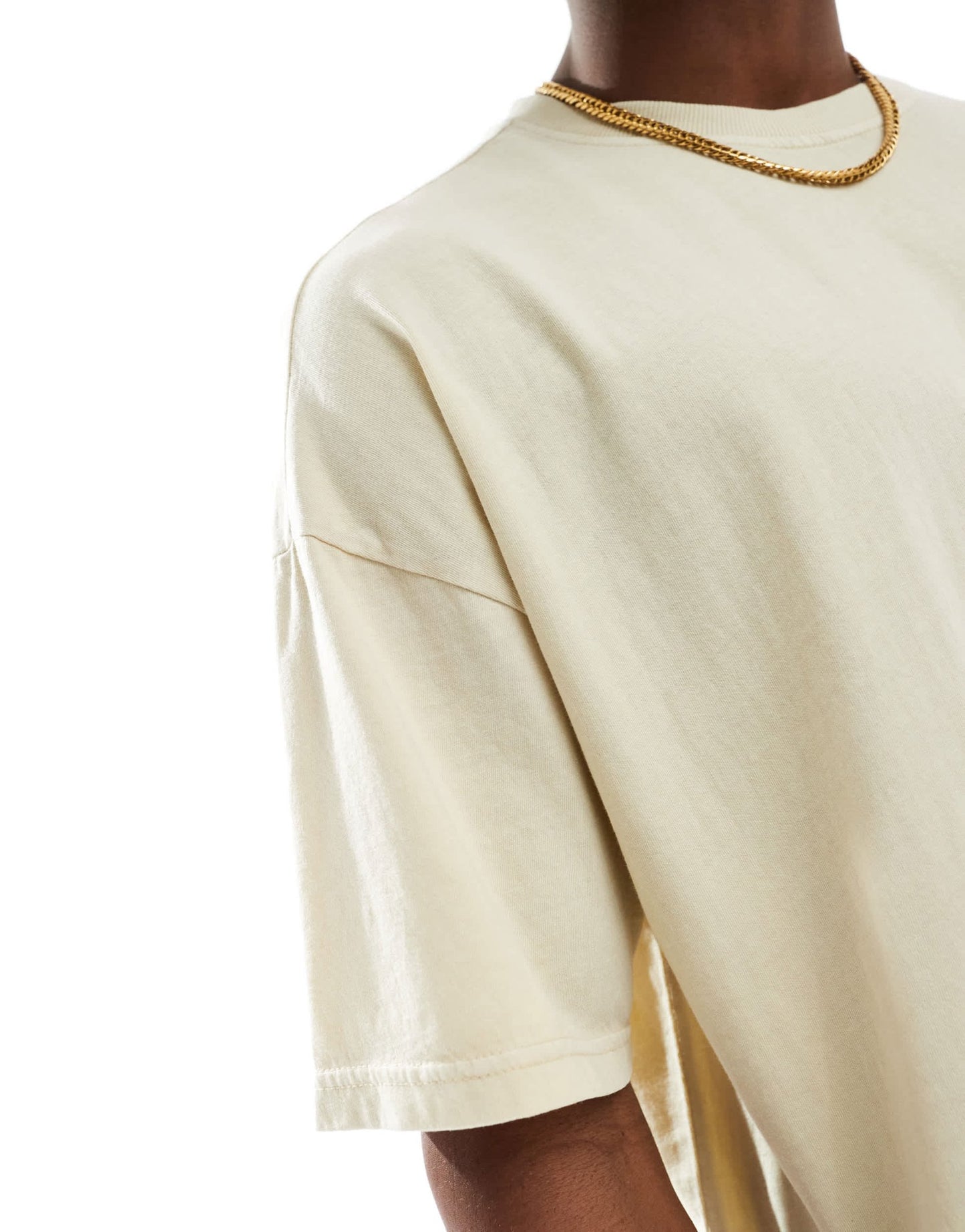Another Influence acid wash oversized t-shirt in tan - ASOS Sample Sale