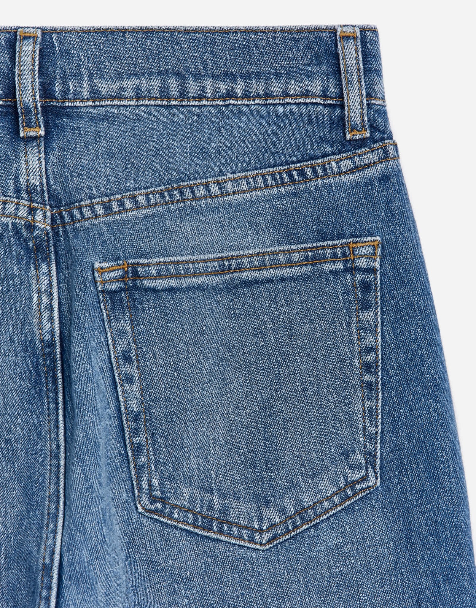 ARKET Azalea high rise stretch skinny leg jeans in mid wash blue - ASOS Sample Sale