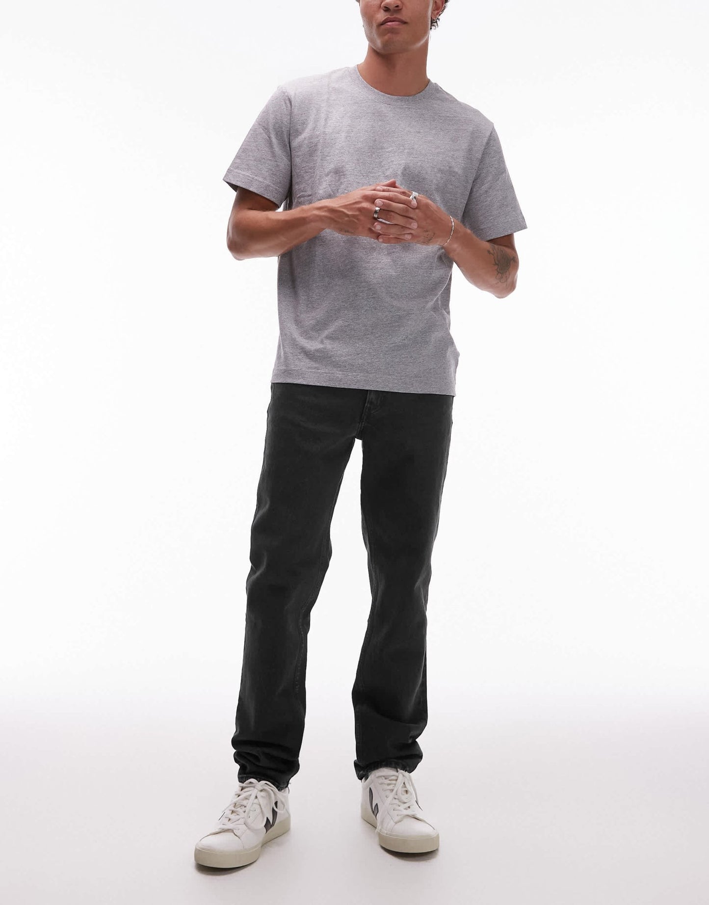 ARKET Birch stretch slim fit jeans in washed grey - ASOS Sample Sale