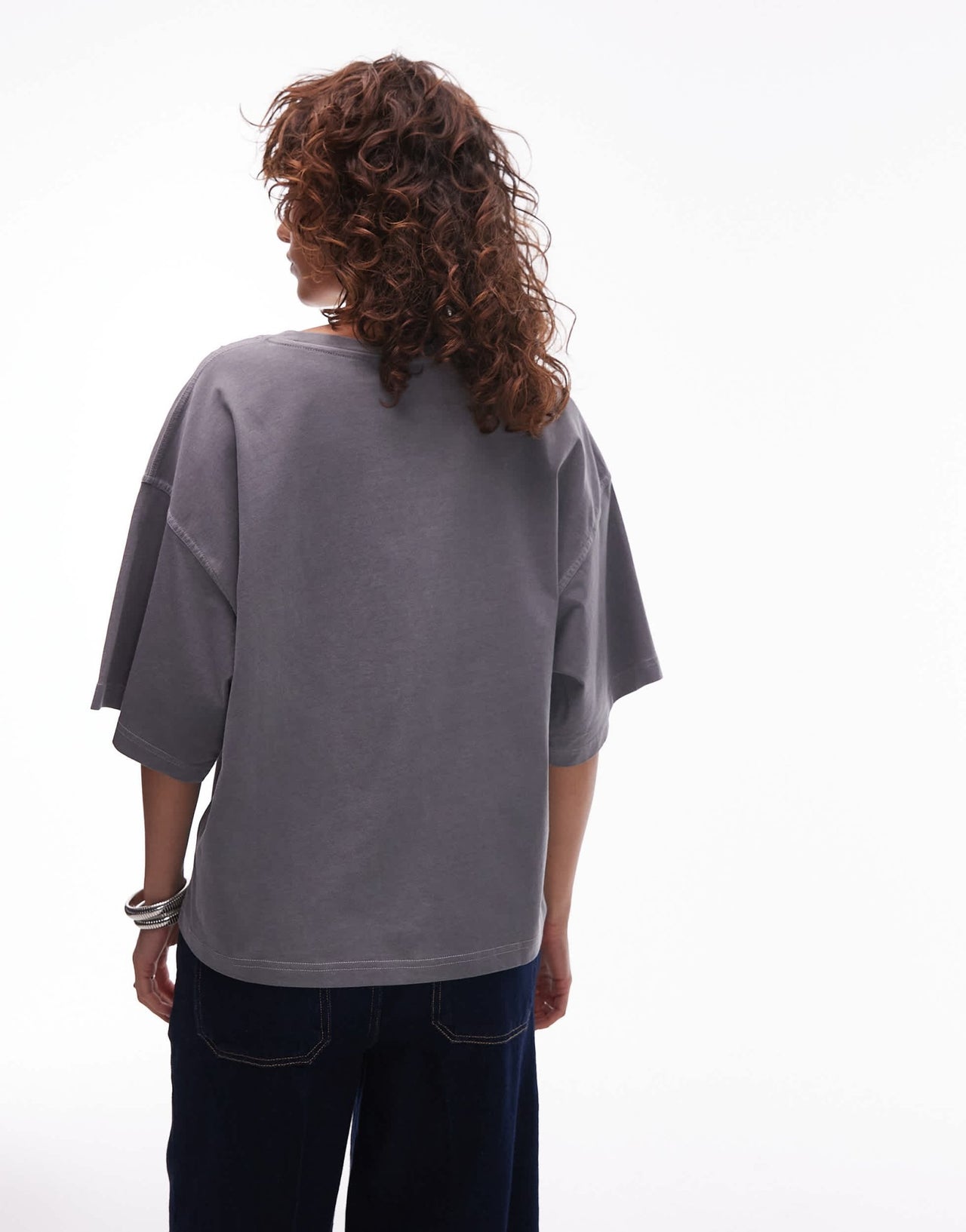 ARKET boxy t-shirt in washed grey - ASOS Sample Sale