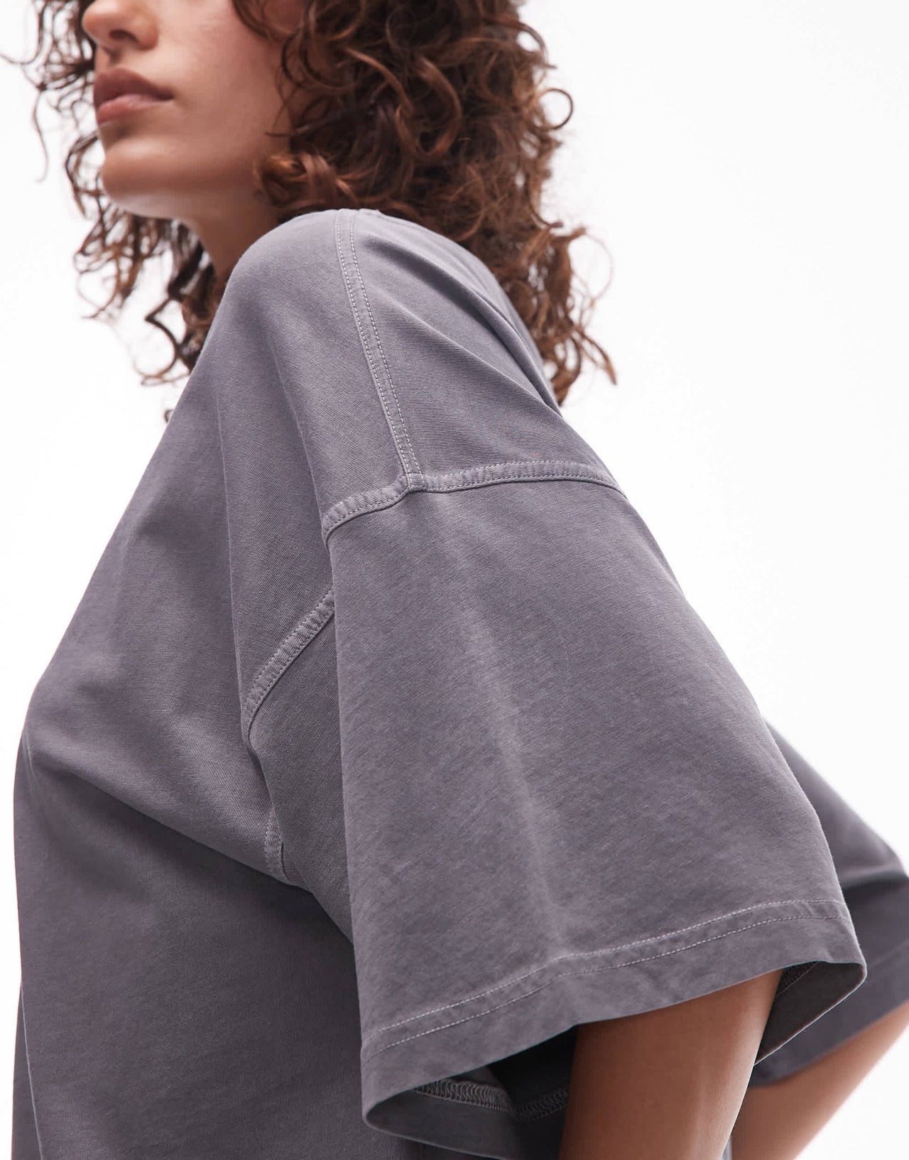 ARKET boxy t-shirt in washed grey - ASOS Sample Sale