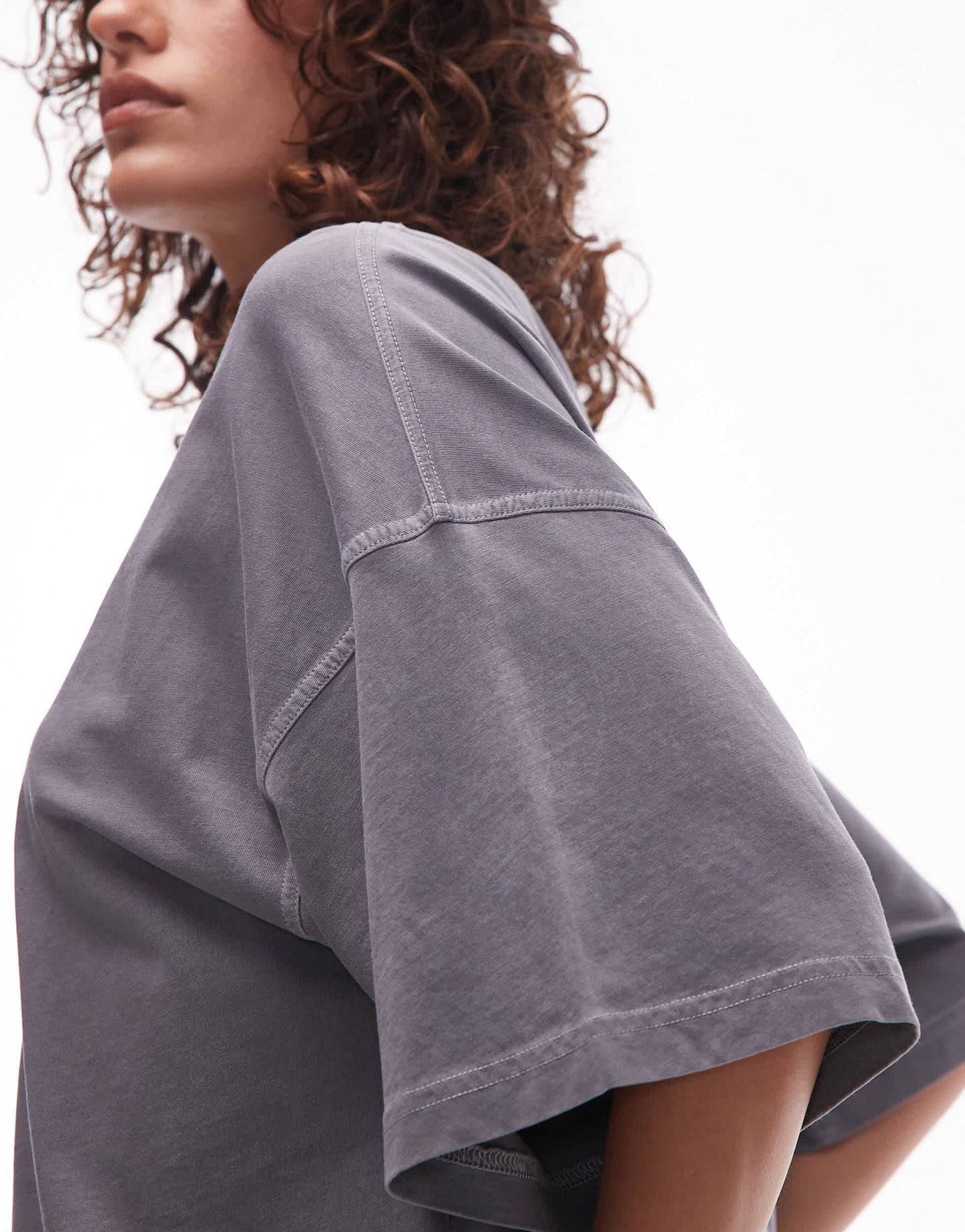 ARKET boxy t-shirt in washed grey - ASOS Sample Sale