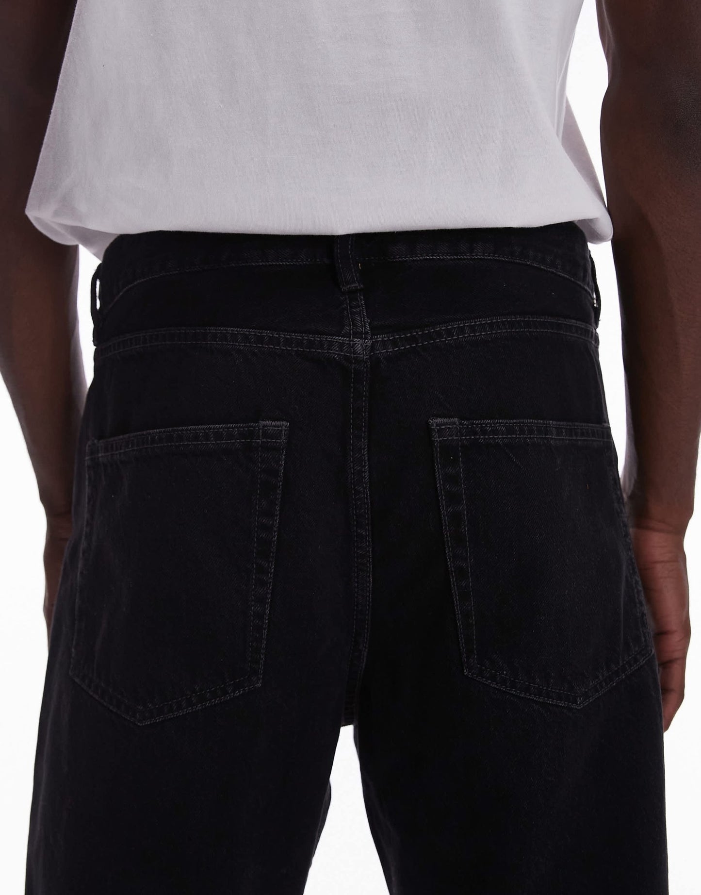 ARKET Coast relaxed tapered jeans in black - ASOS Sample Sale