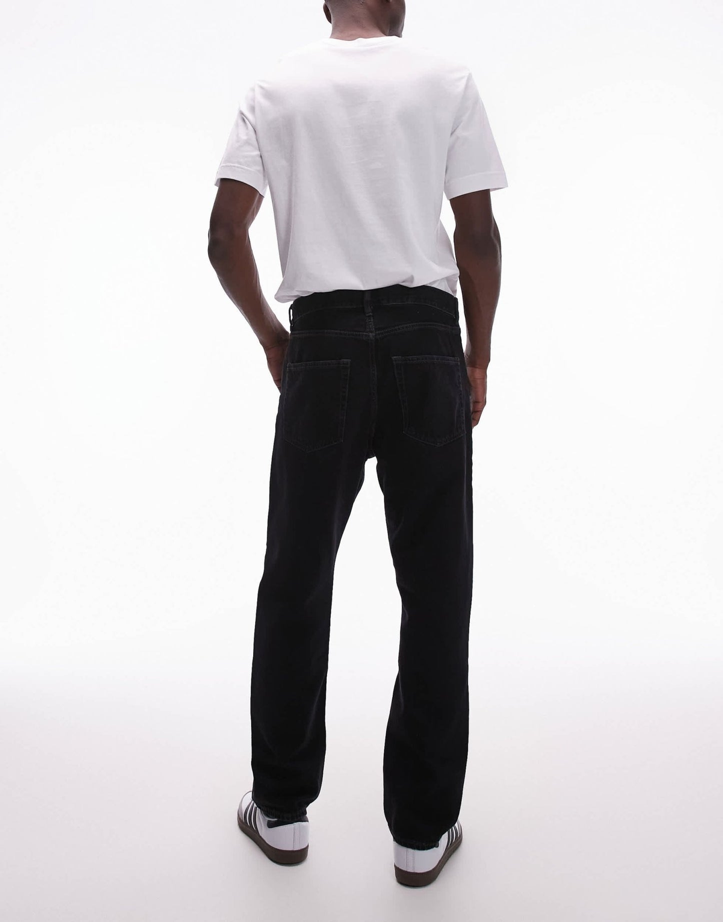 ARKET Coast relaxed tapered jeans in black - ASOS Sample Sale