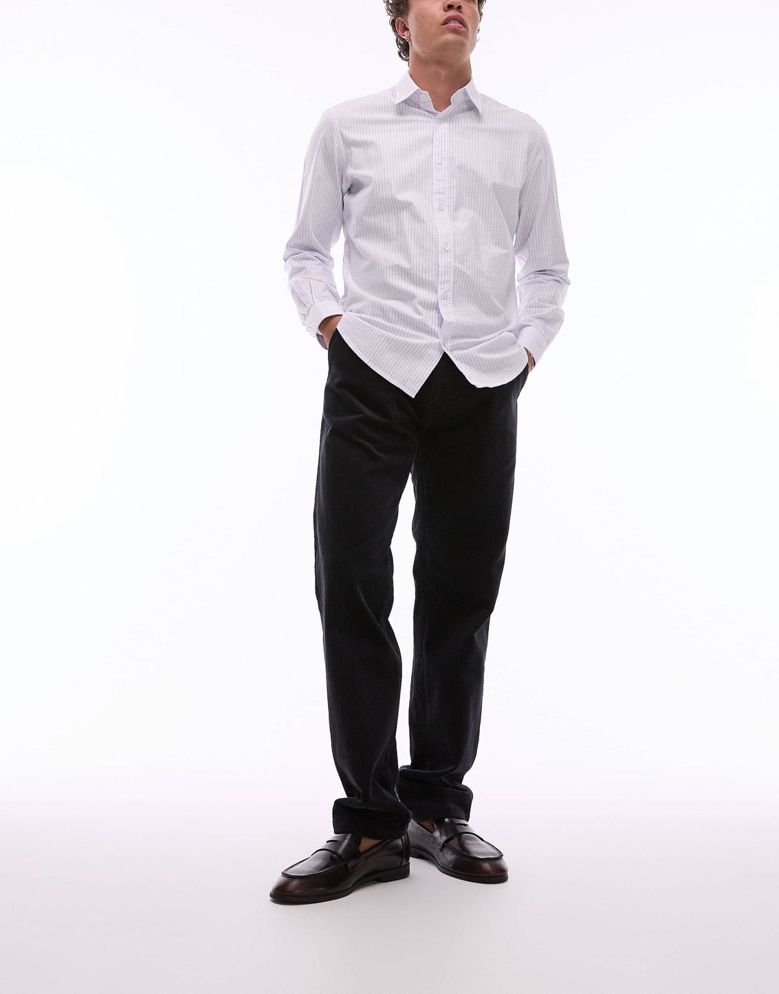 ARKET cord chino trousers in black - ASOS Sample Sale