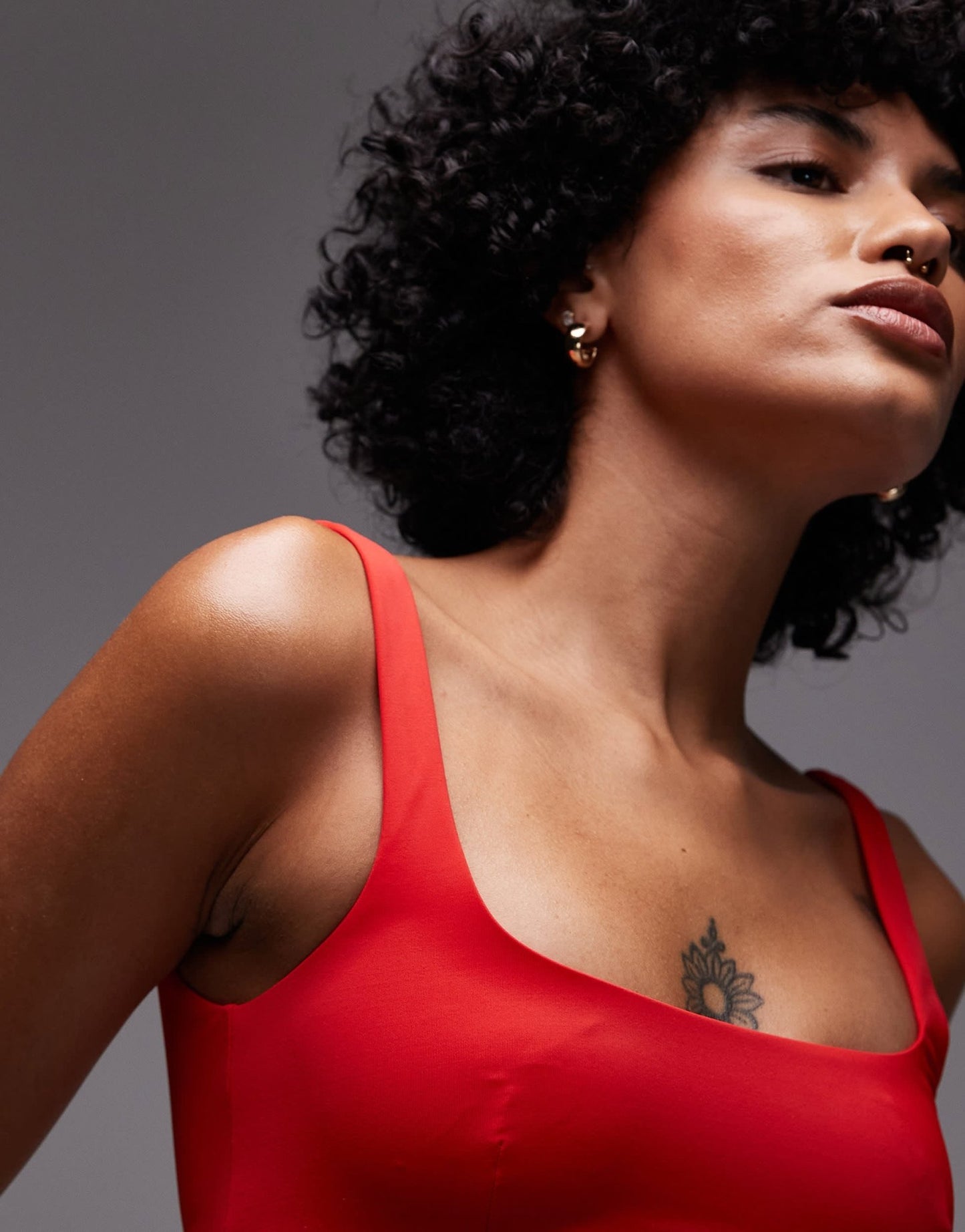 ARKET mix & match square neck bikini top in red - ASOS Sample Sale