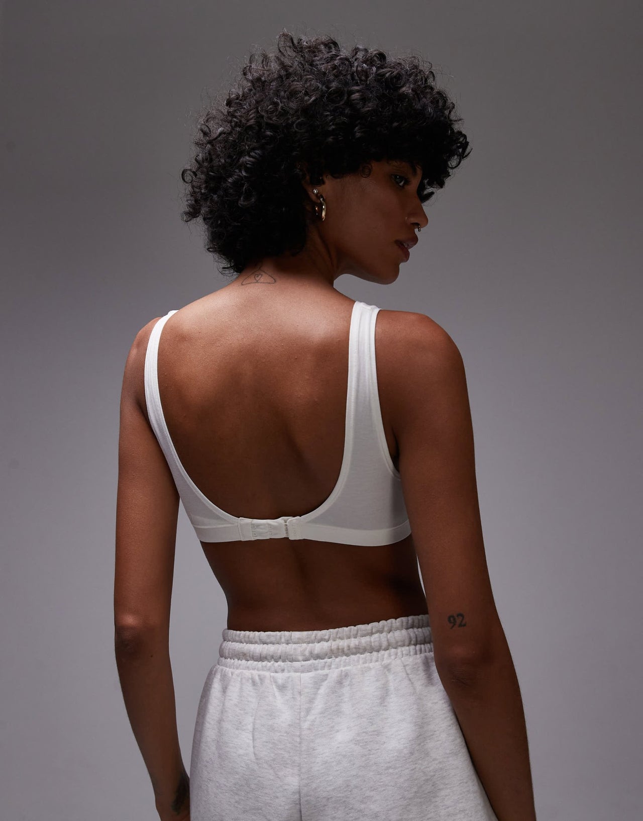 ARKET modal seamless soft bra in white - ASOS Sample Sale
