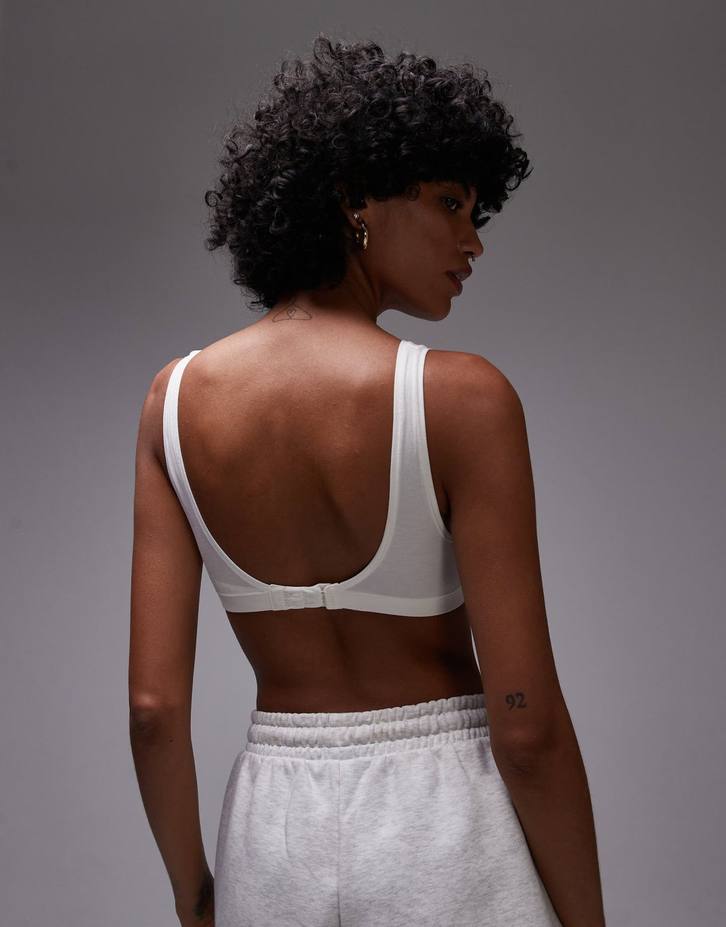 ARKET modal seamless soft bra in white - ASOS Sample Sale