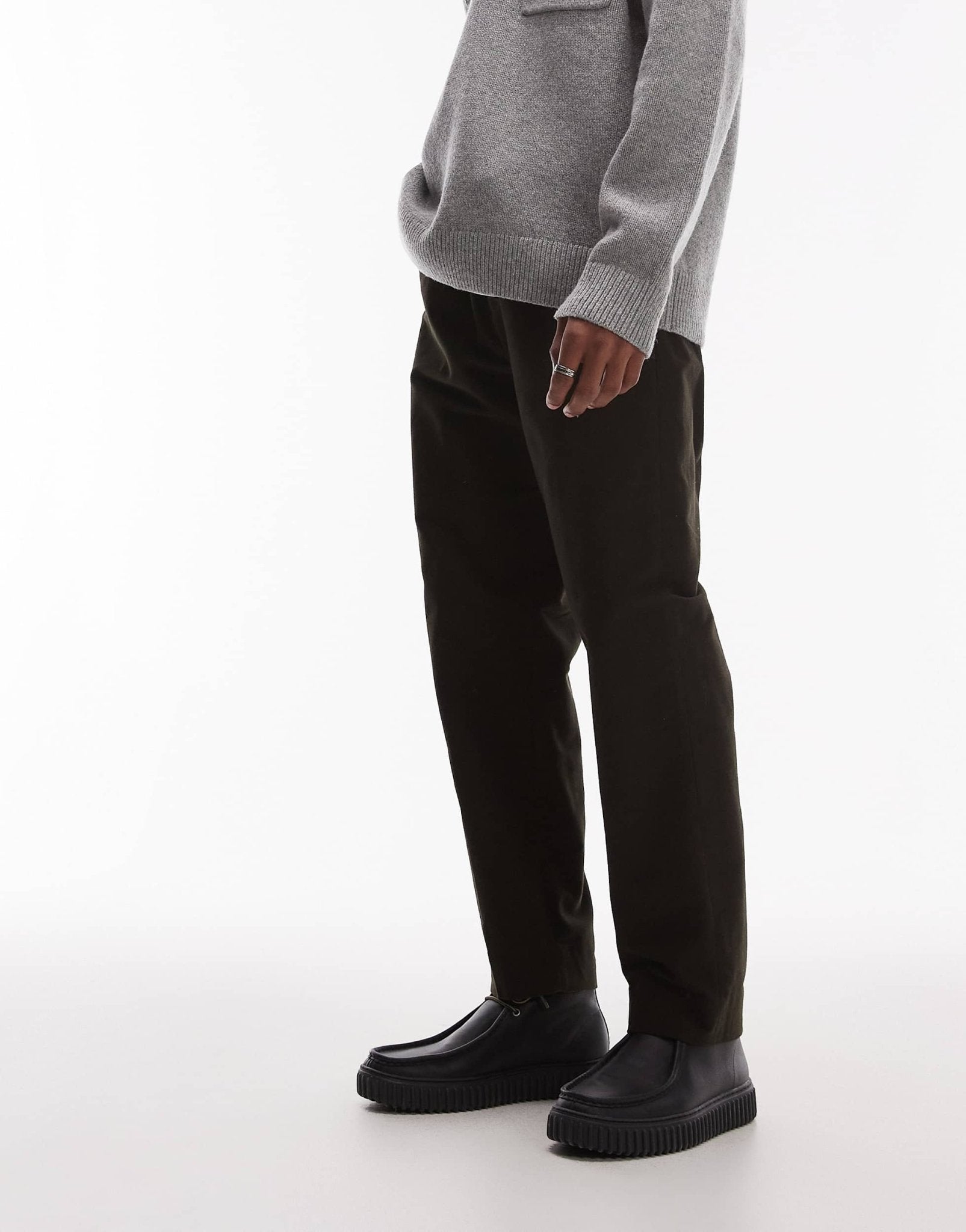 ARKET moleskin trousers in Khaki - ASOS Sample Sale