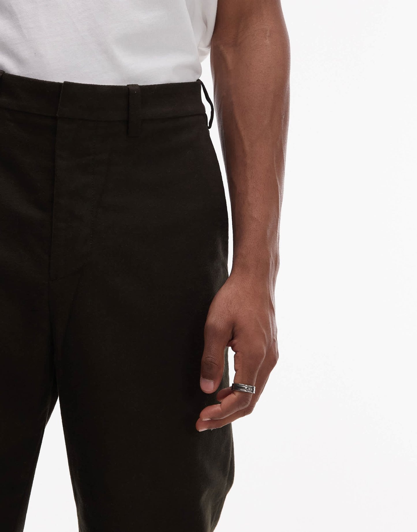 ARKET moleskin trousers in Khaki - ASOS Sample Sale