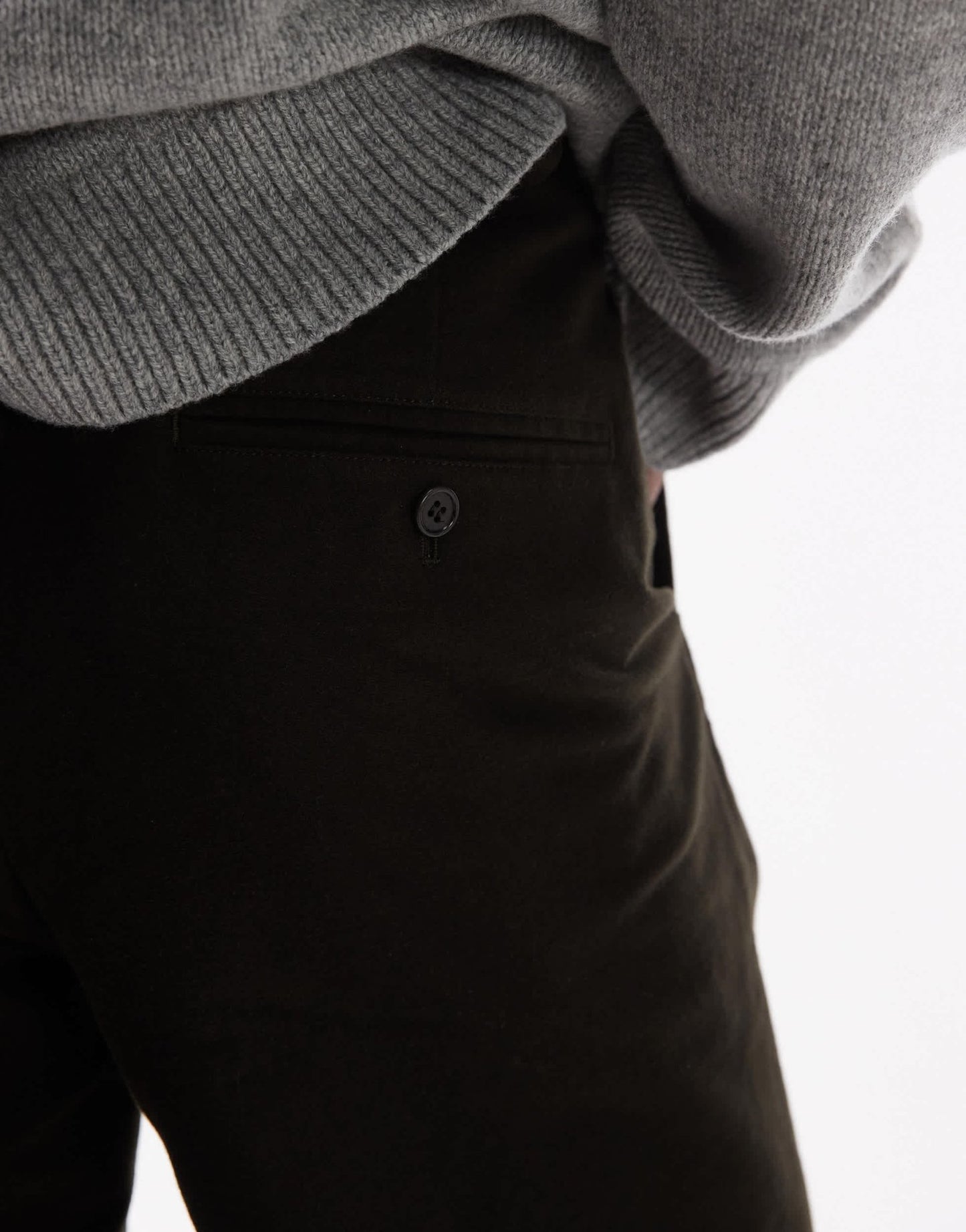 ARKET moleskin trousers in Khaki - ASOS Sample Sale