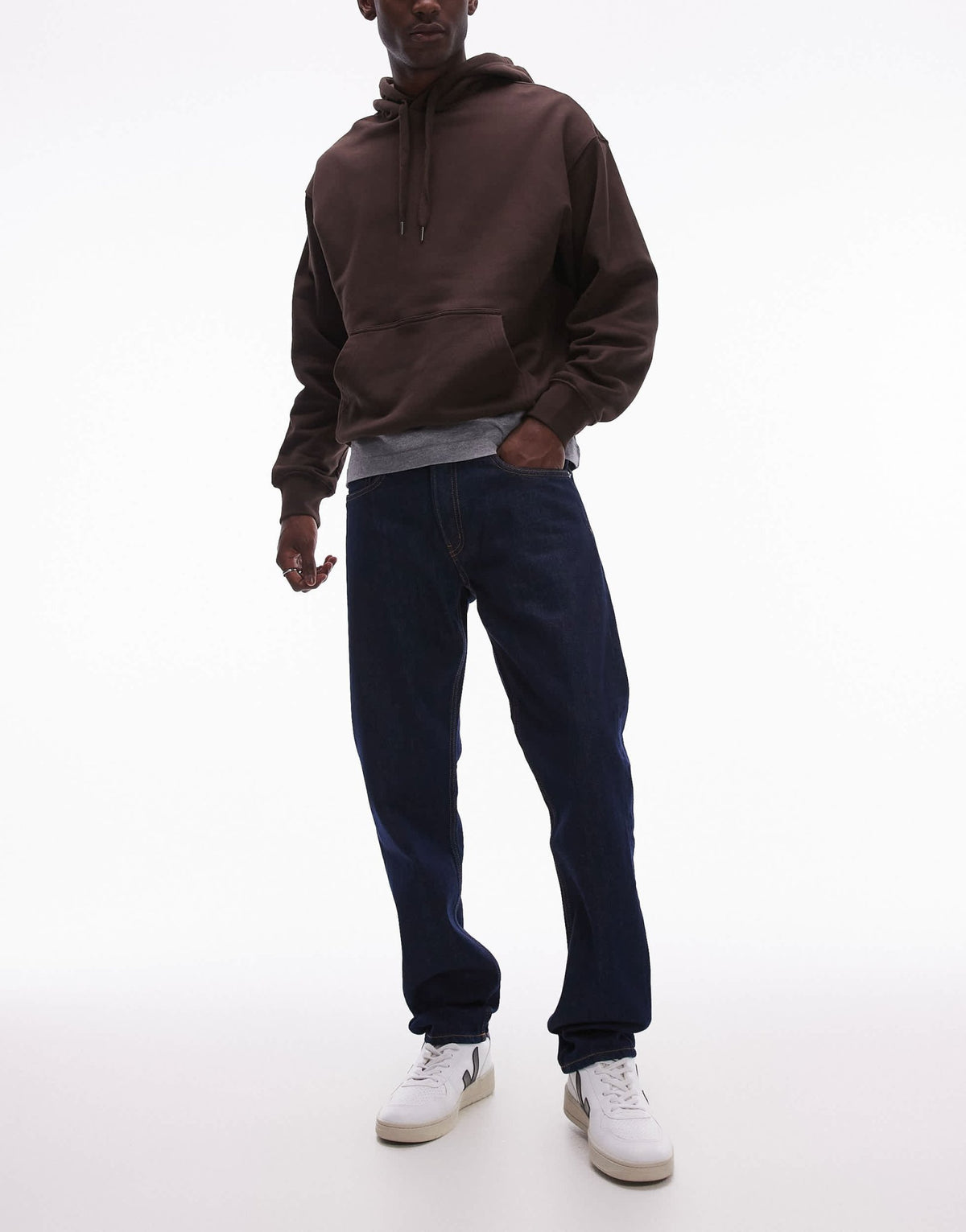 ARKET Park regular straight fit jeans in rinse wash blue - ASOS Sample Sale