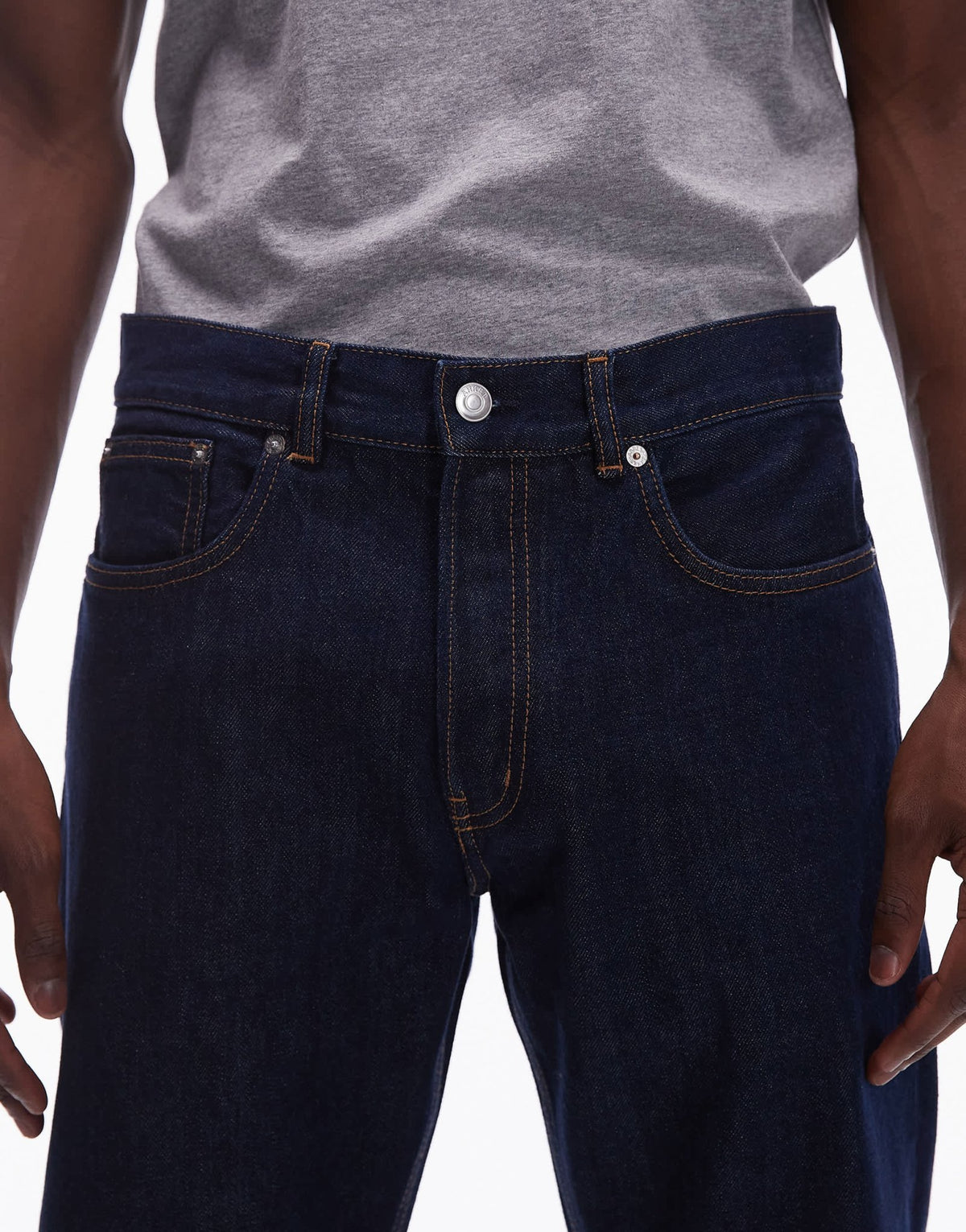 ARKET Park regular straight fit jeans in rinse wash blue - ASOS Sample Sale