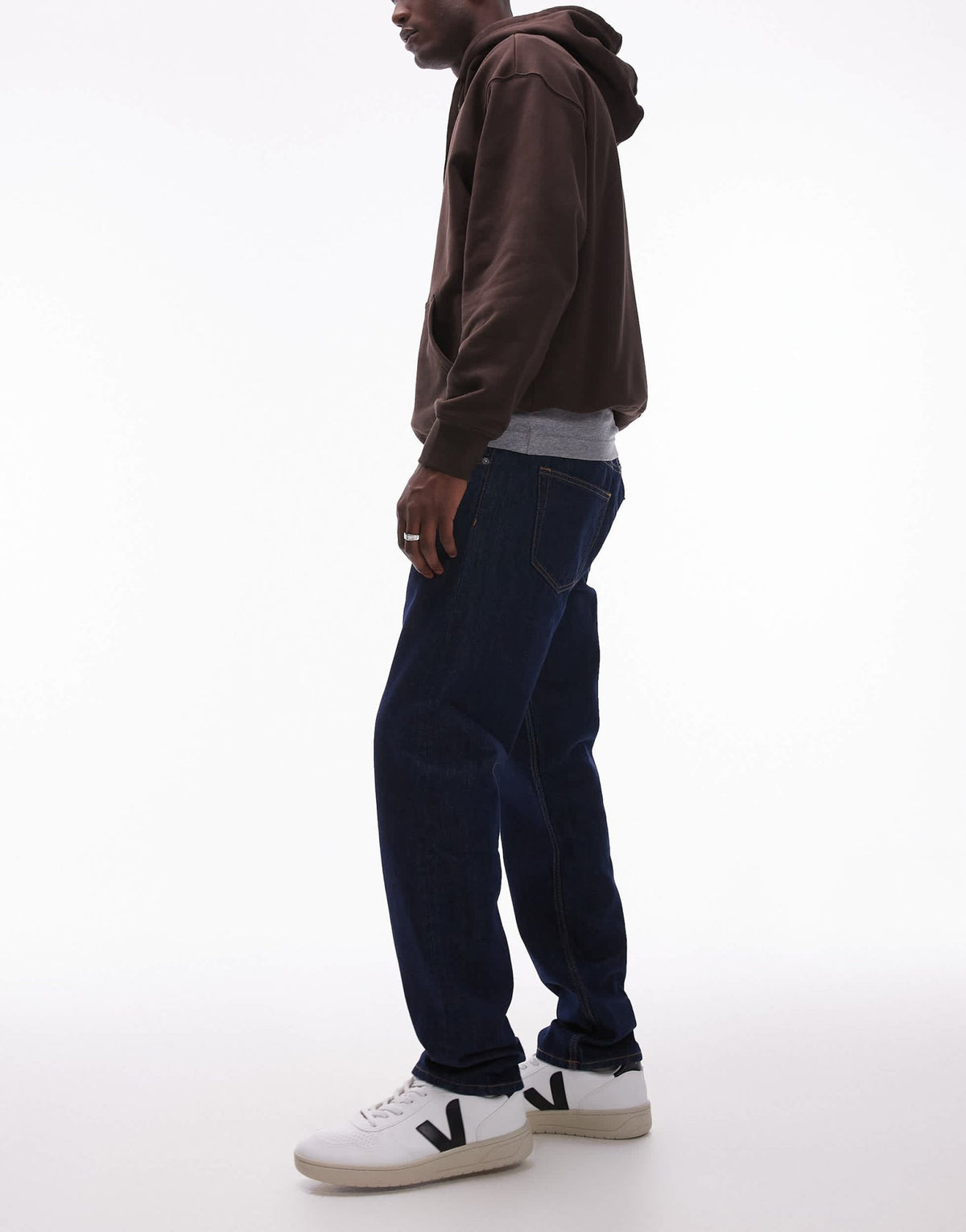 ARKET Park regular straight fit jeans in rinse wash blue - ASOS Sample Sale