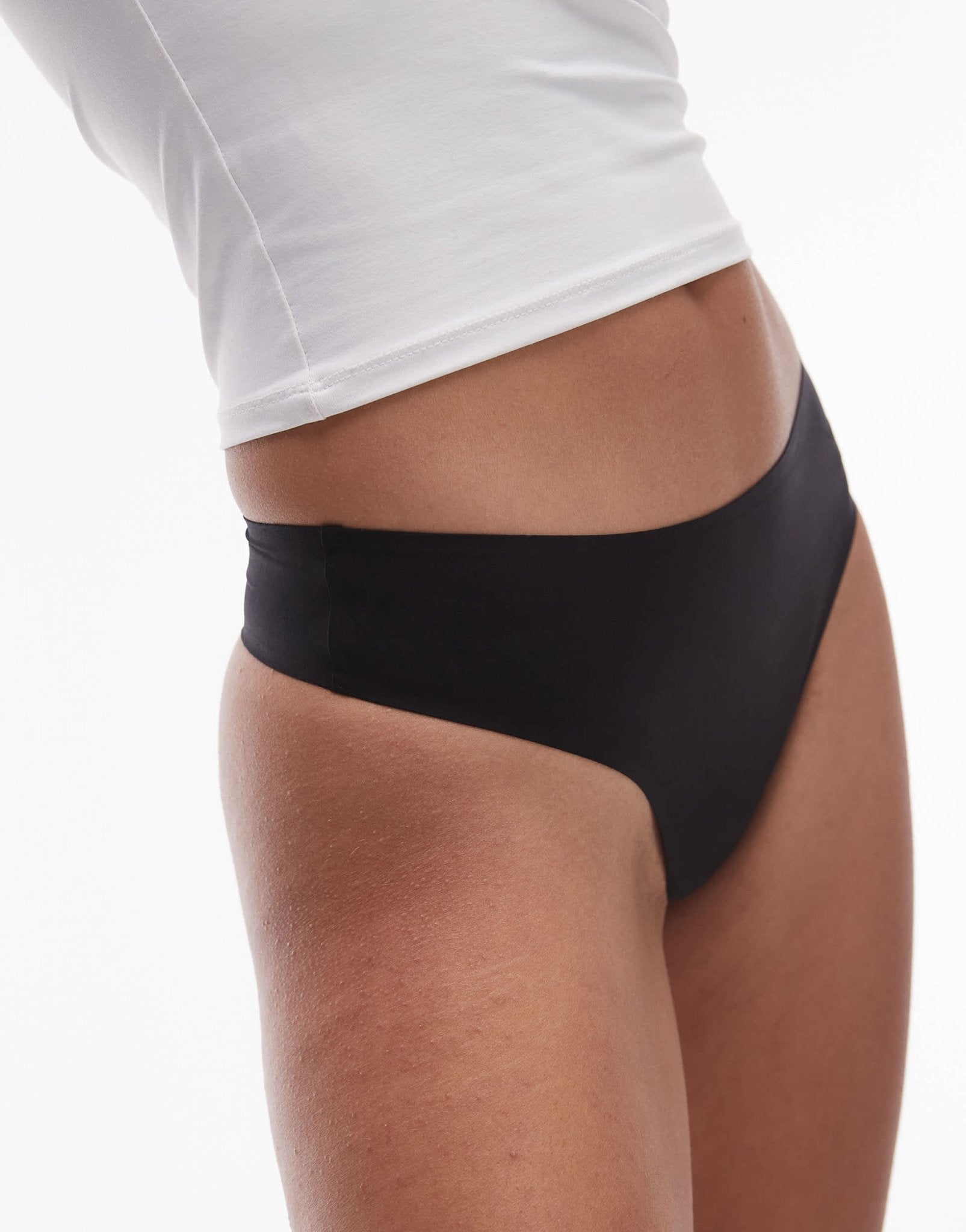 ARKET seamless thong in black - ASOS Sample Sale