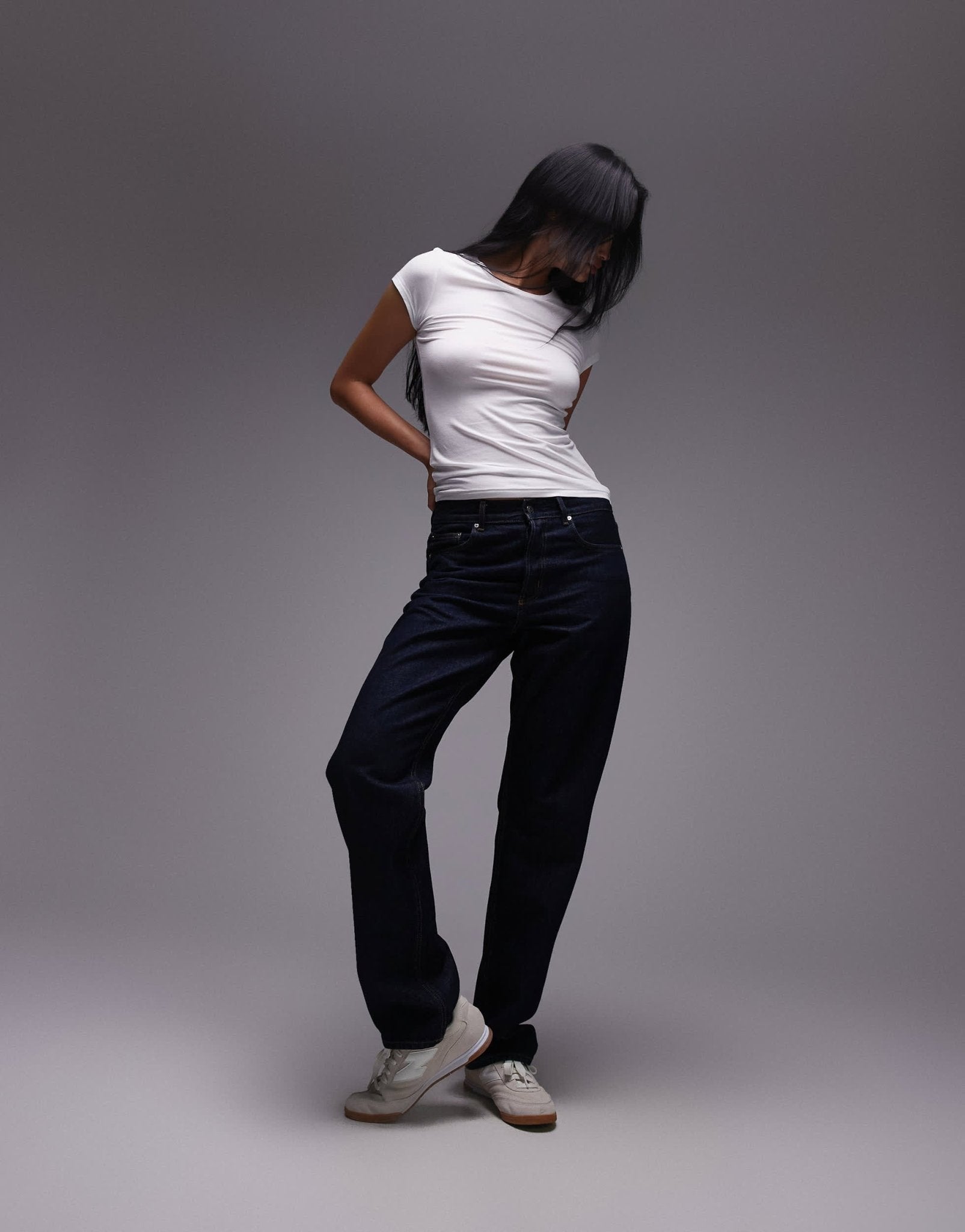 ARKET supersoft slim fit short sleeve t-shirt in white - ASOS Sample Sale
