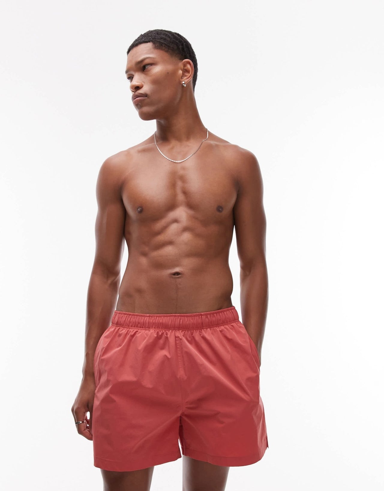 ARKET swim short in solmon red - ASOS Sample Sale