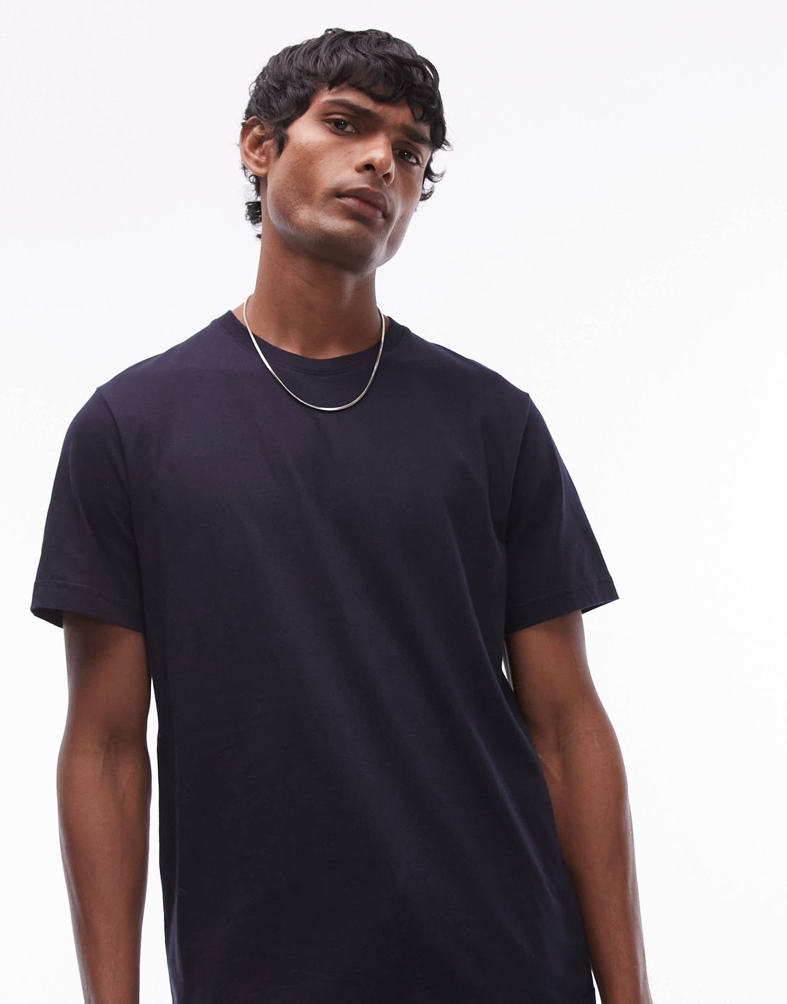 ARKET t-shirt in dark blue - ASOS Sample Sale