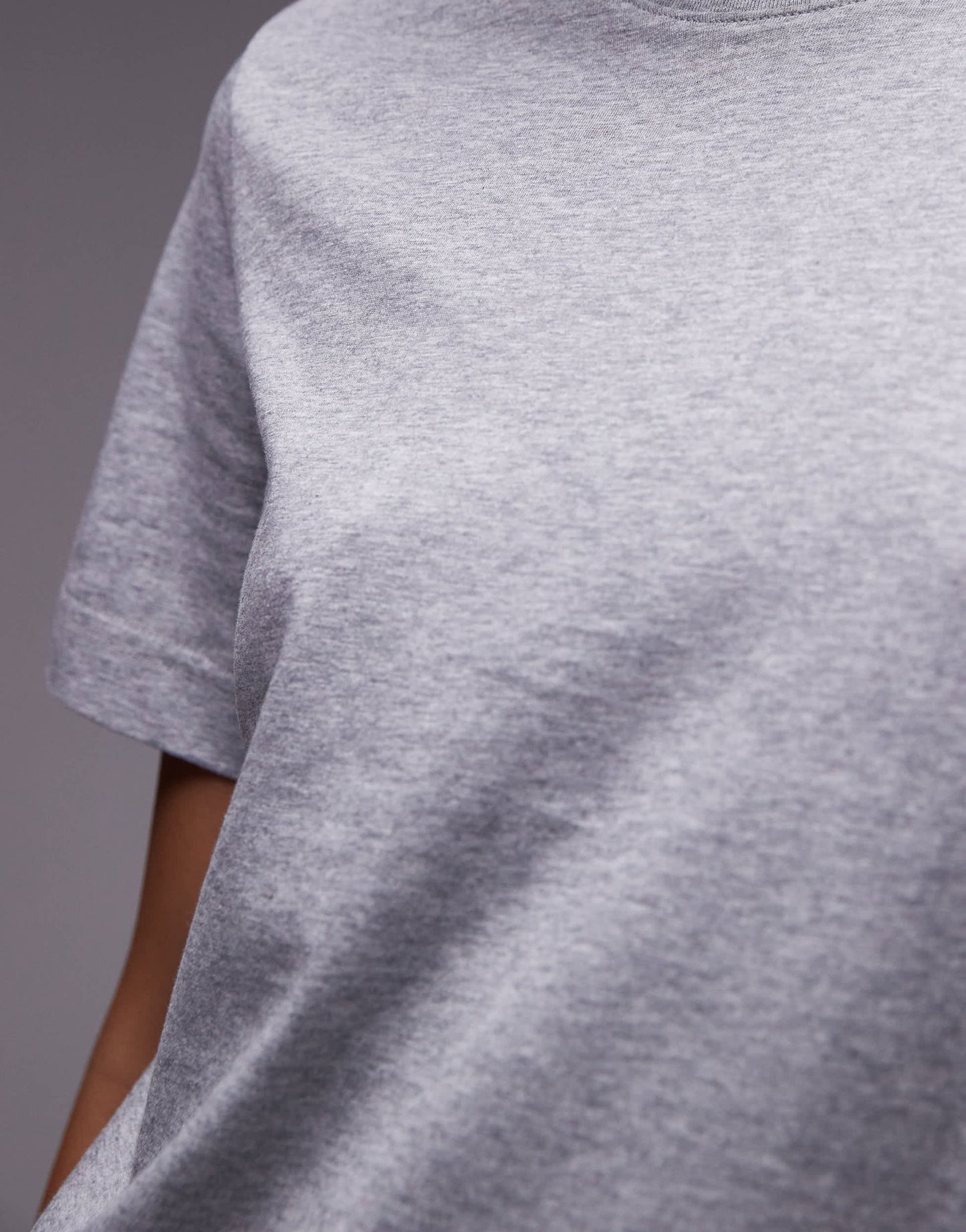 ARKET t-shirt in grey melange - ASOS Sample Sale