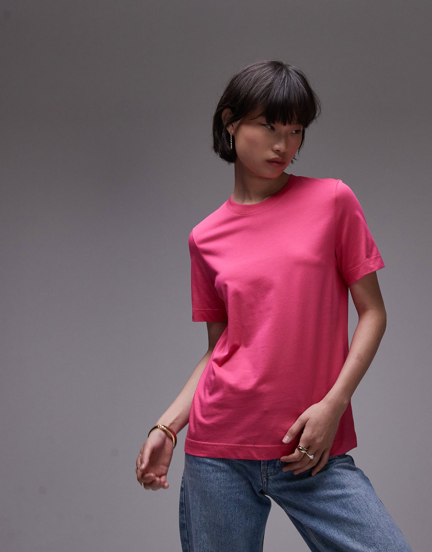 ARKET t-shirt in pink - ASOS Sample Sale