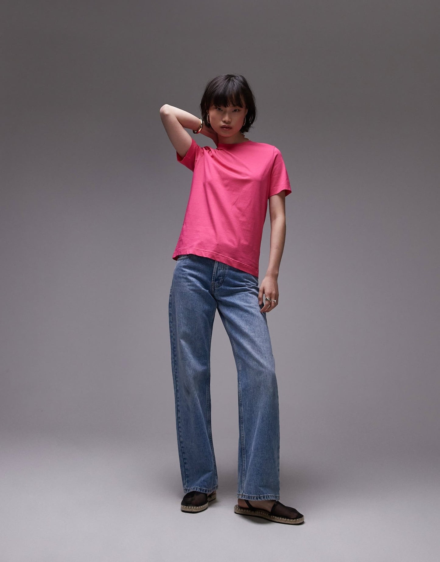 ARKET t-shirt in pink - ASOS Sample Sale