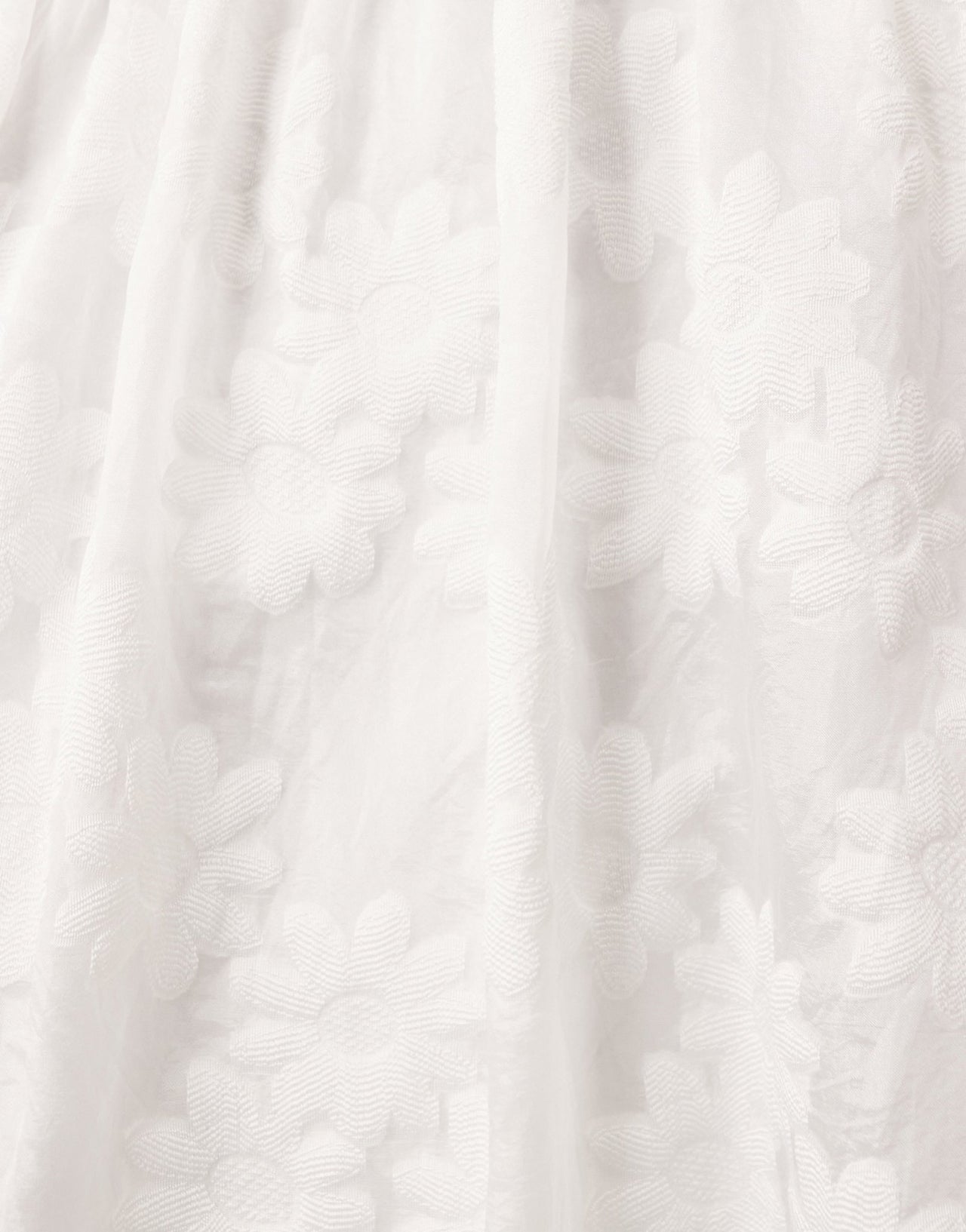ARRANGE daisy organza pintuck dropped waist midi skirt co-ord in white - ASOS Sample Sale
