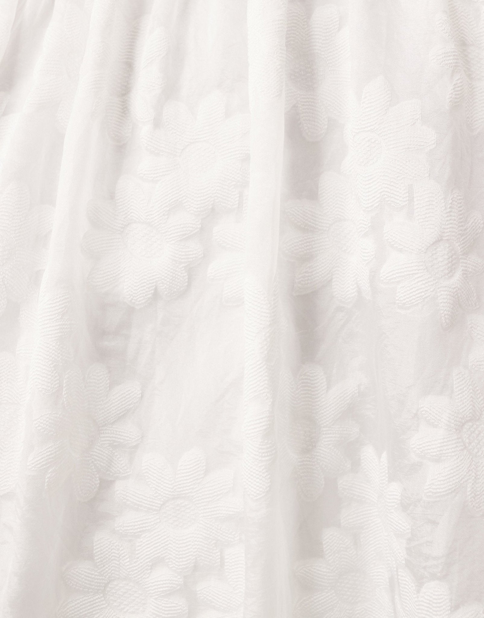 ARRANGE daisy organza pintuck dropped waist midi skirt co-ord in white - ASOS Sample Sale