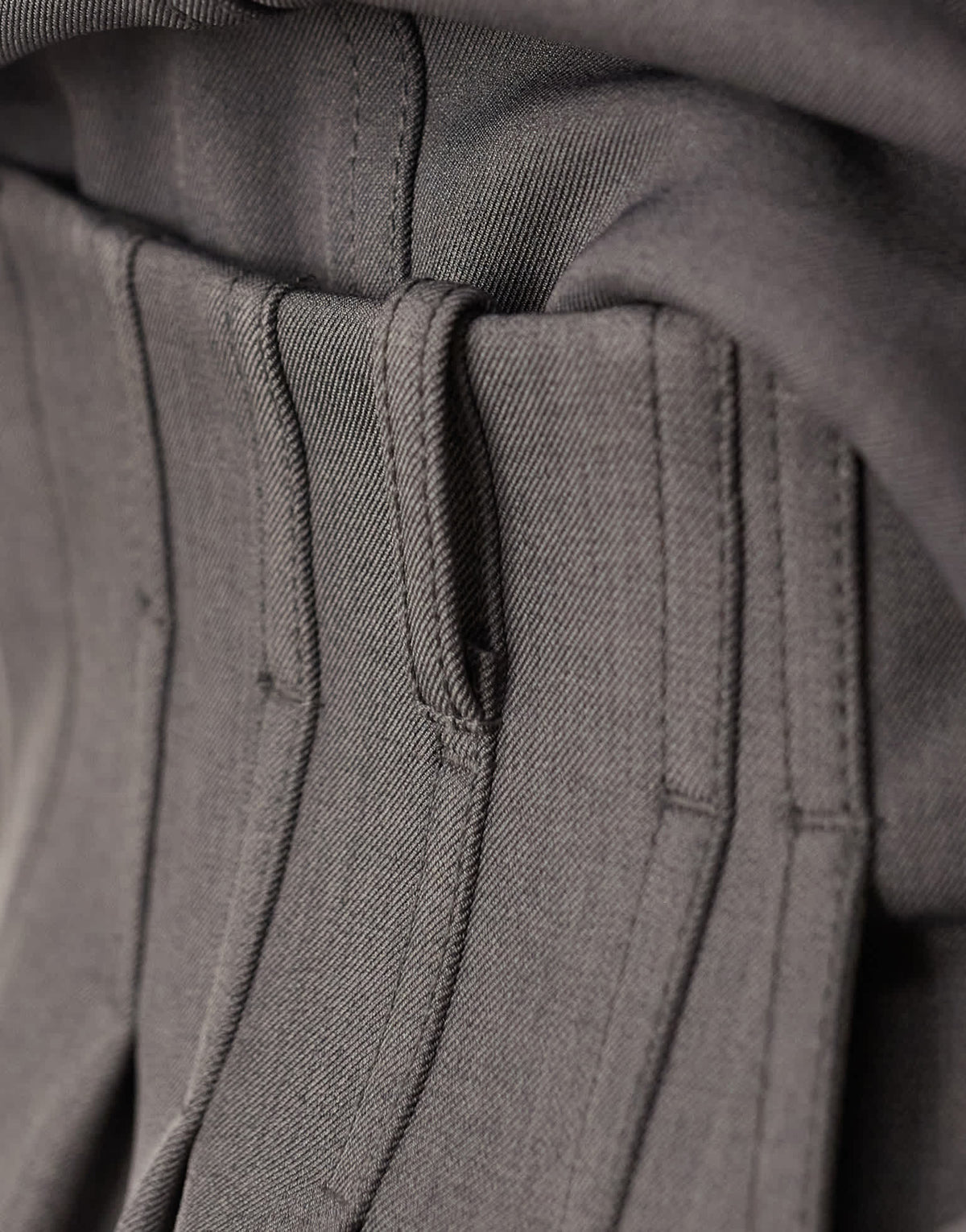 ARRANGE tailored pleated detail wide leg barrel co-ord trouser in grey - ASOS Sample Sale