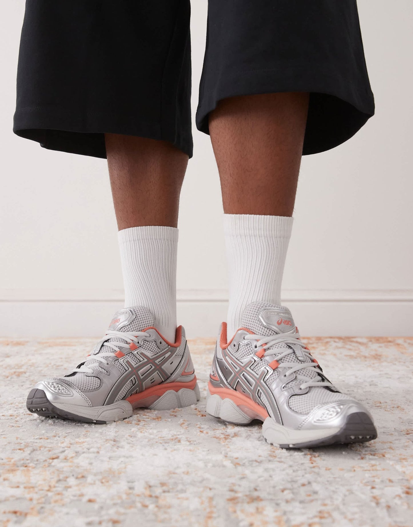 Asics Gel-Nimbus 9 trainers in cloud grey and clay grey - ASOS Sample Sale