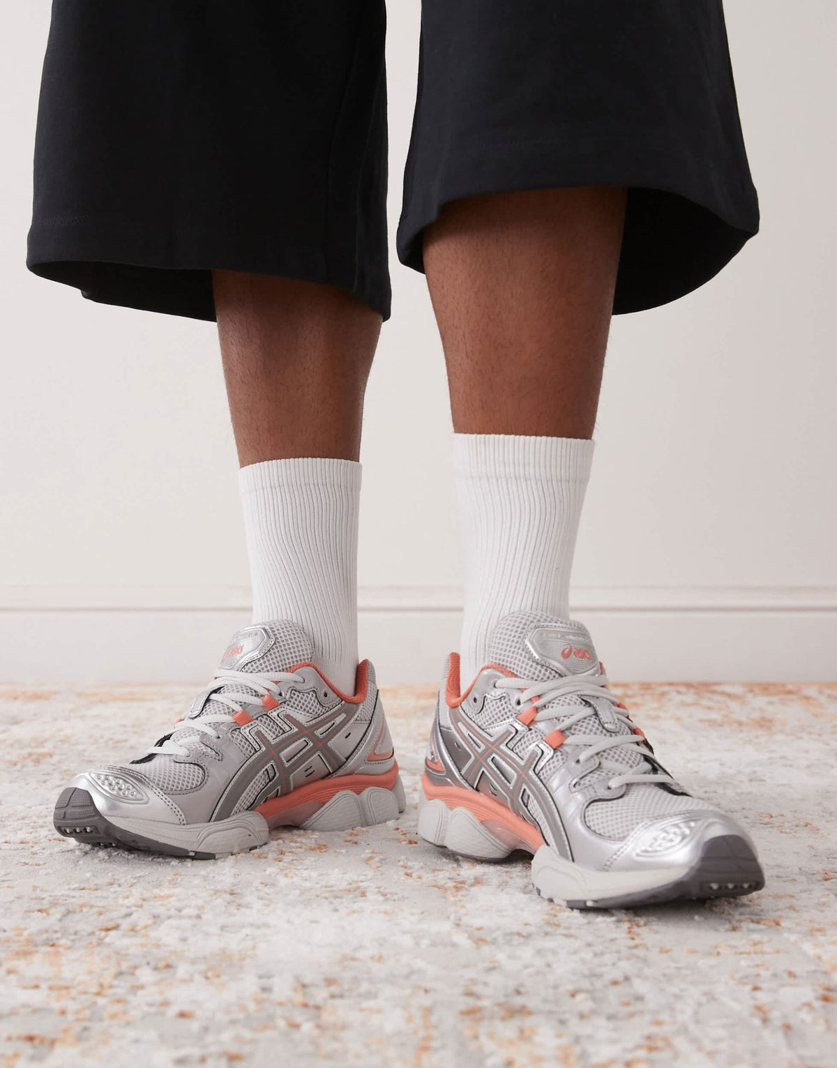 Asics Gel-Nimbus 9 trainers in cloud grey and clay grey - ASOS Sample Sale