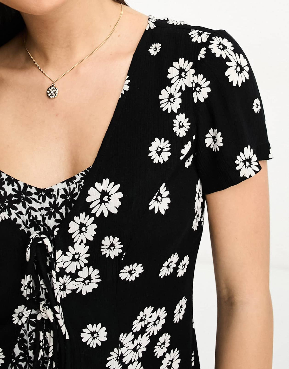 ASOS DESIGN 2 in 1 overlay playsuit in mixed floral print - ASOS Sample Sale