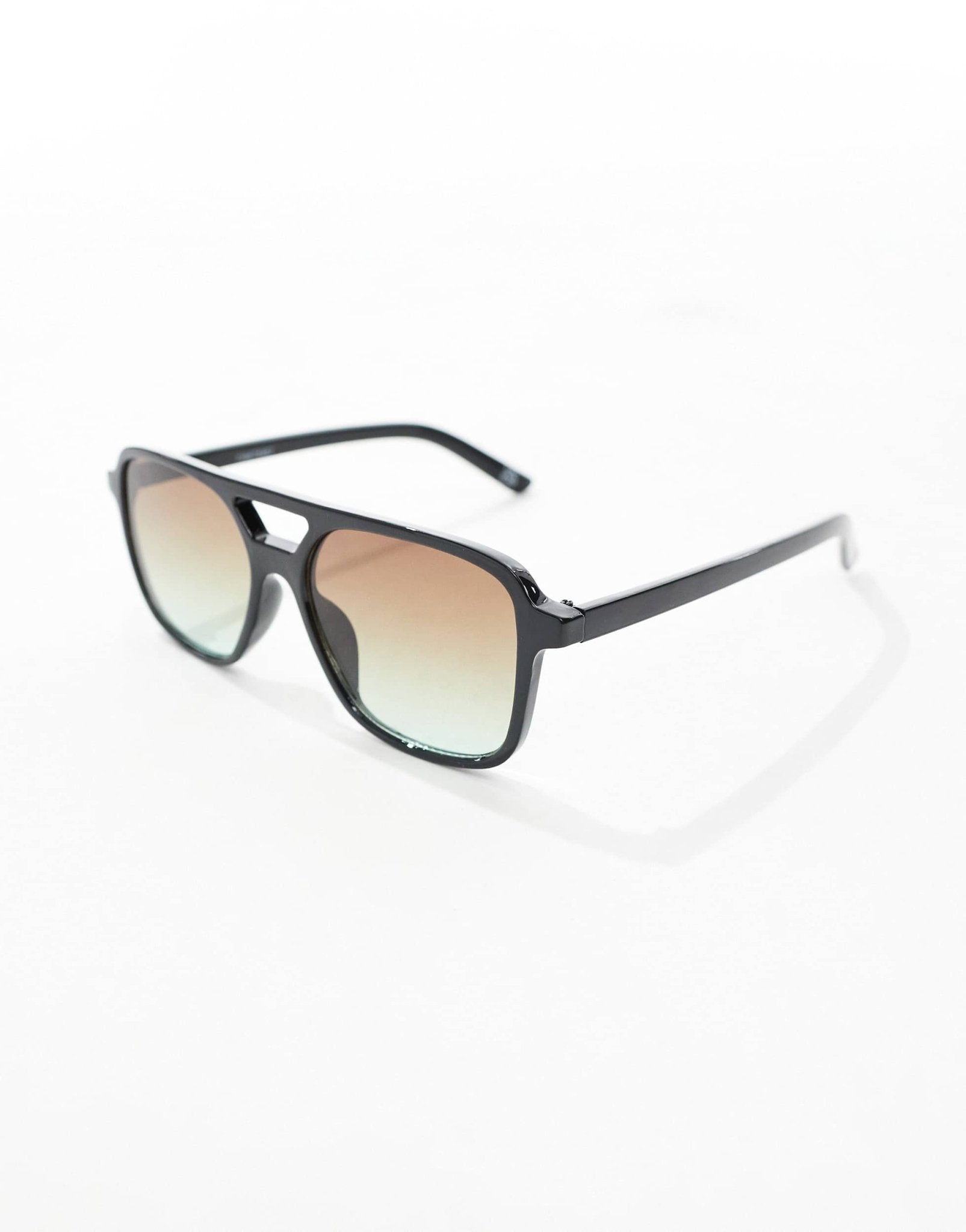 ASOS DESIGN aviator sunglasses in black - ASOS Sample Sale