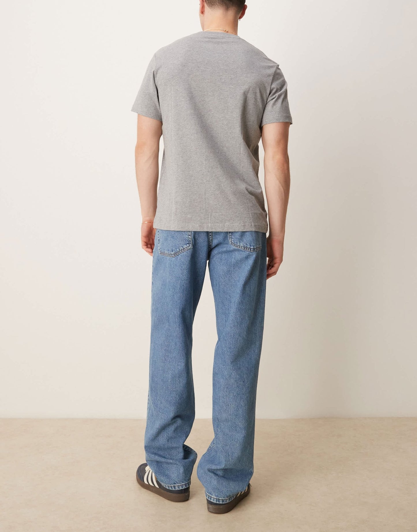 ASOS DESIGN baggy jeans in mid wash blue - ASOS Sample Sale