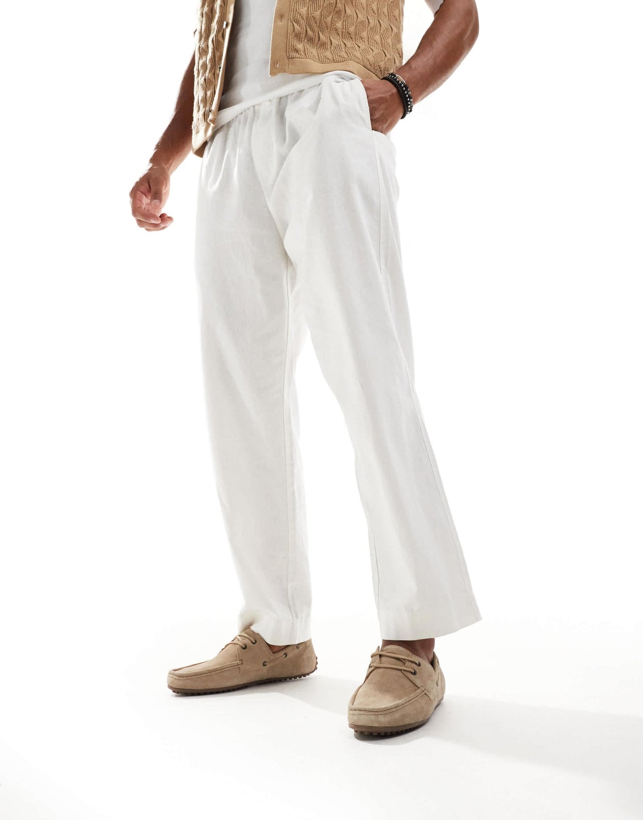 ASOS DESIGN boat shoes in stone suede - ASOS Sample Sale