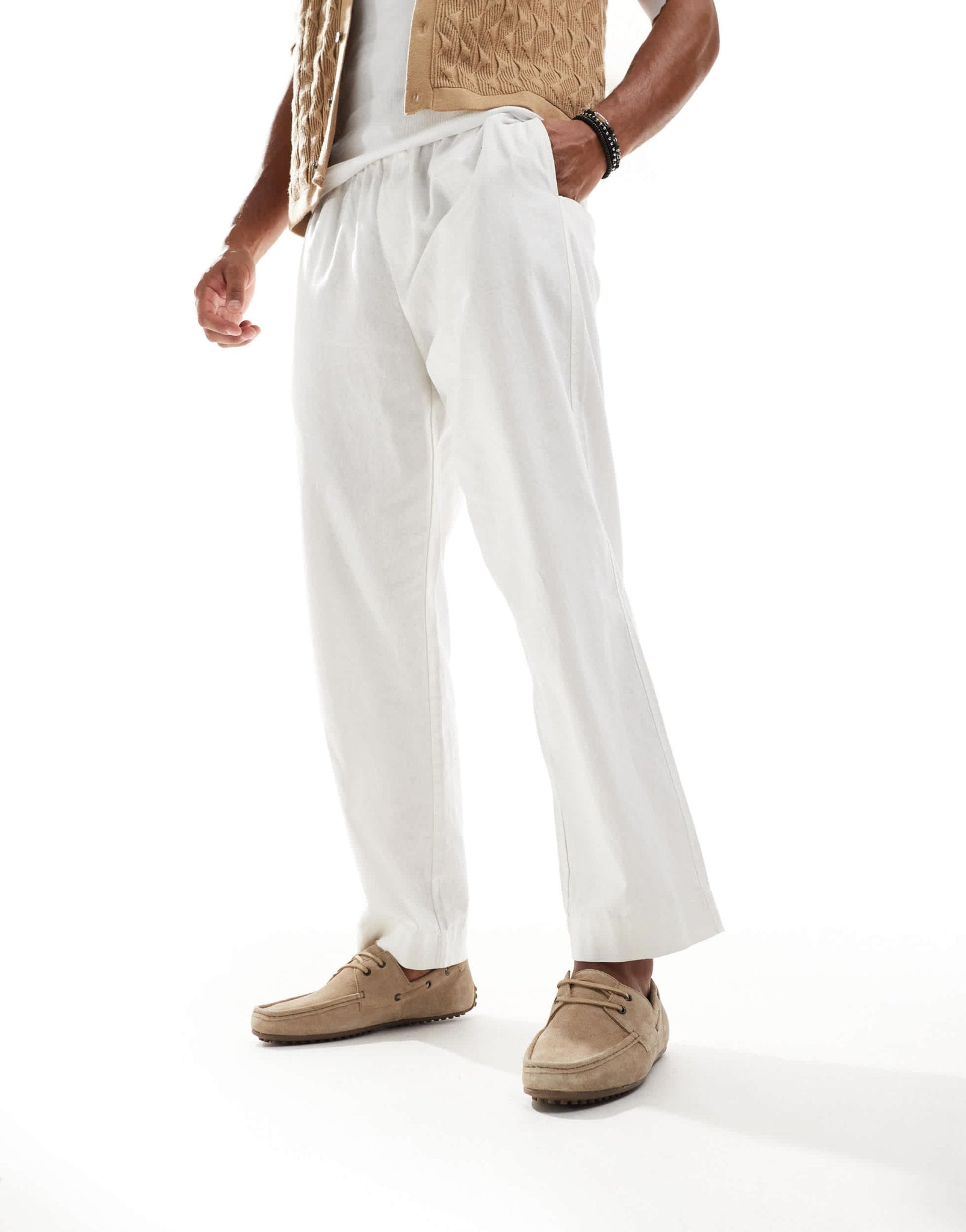 ASOS DESIGN boat shoes in stone suede - ASOS Sample Sale