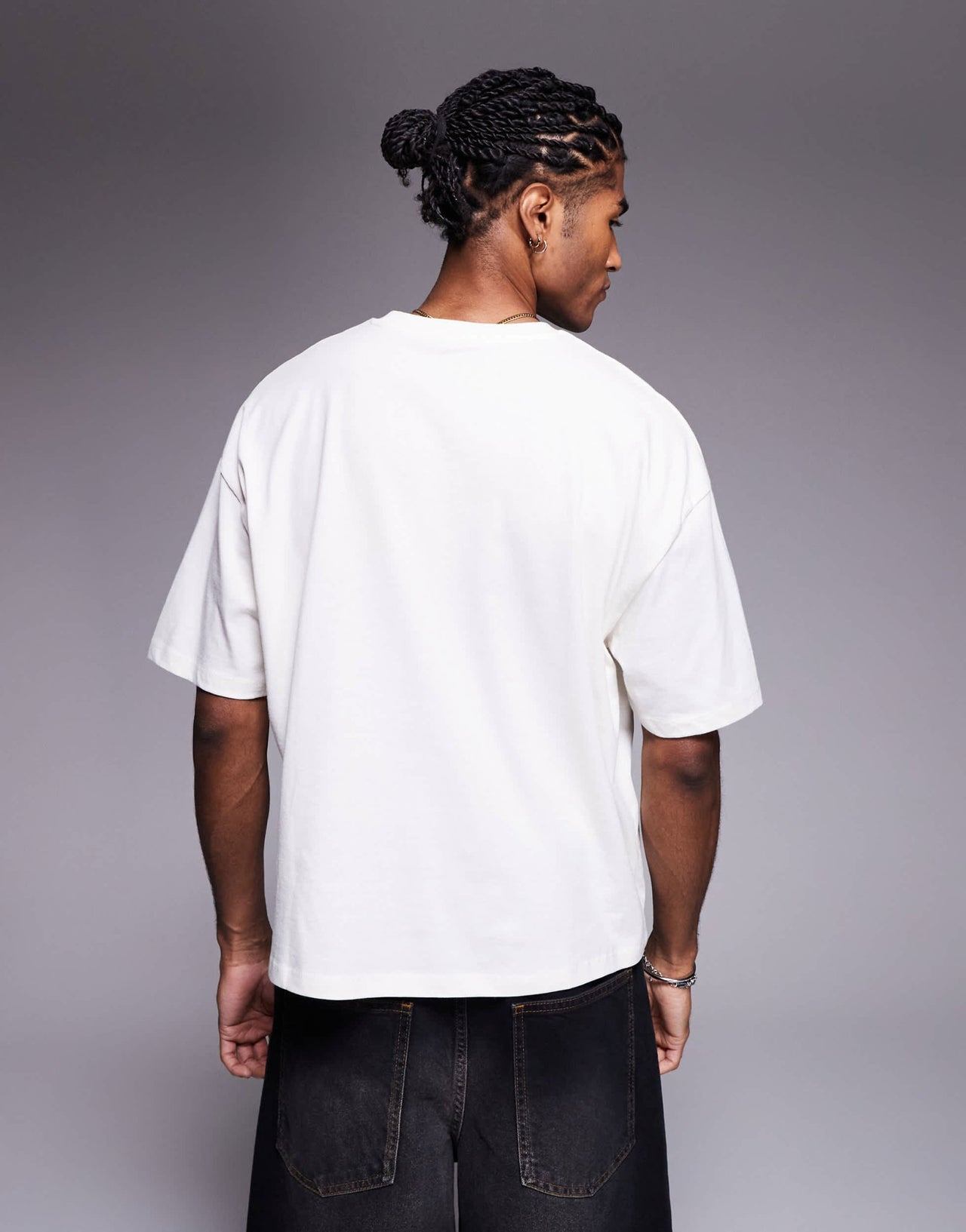 ASOS DESIGN boxy oversized t-shirt with city graphic in off white - ASOS Sample Sale