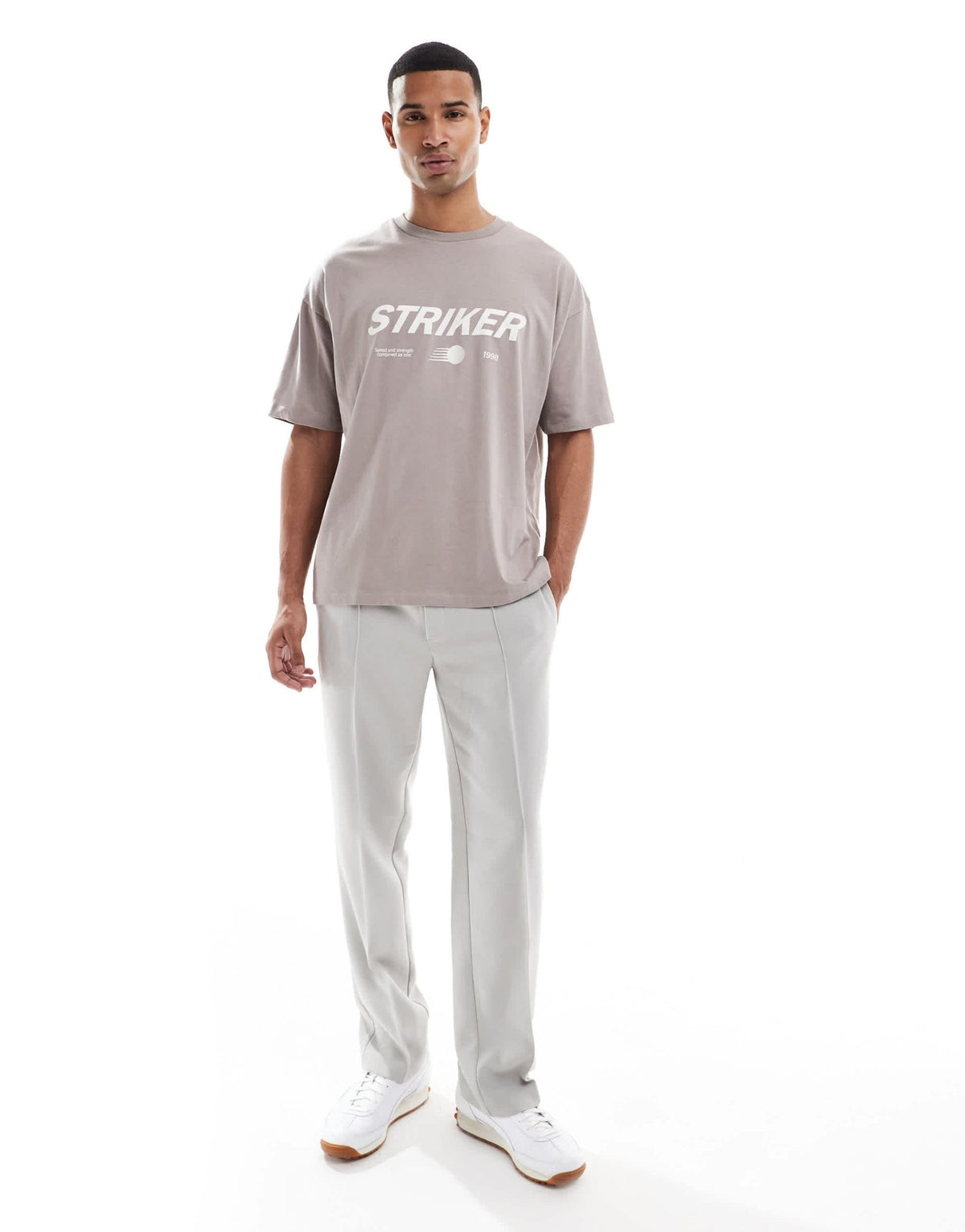 ASOS DESIGN boxy oversized t-shirt with summer back graphic in navy - ASOS Sample Sale
