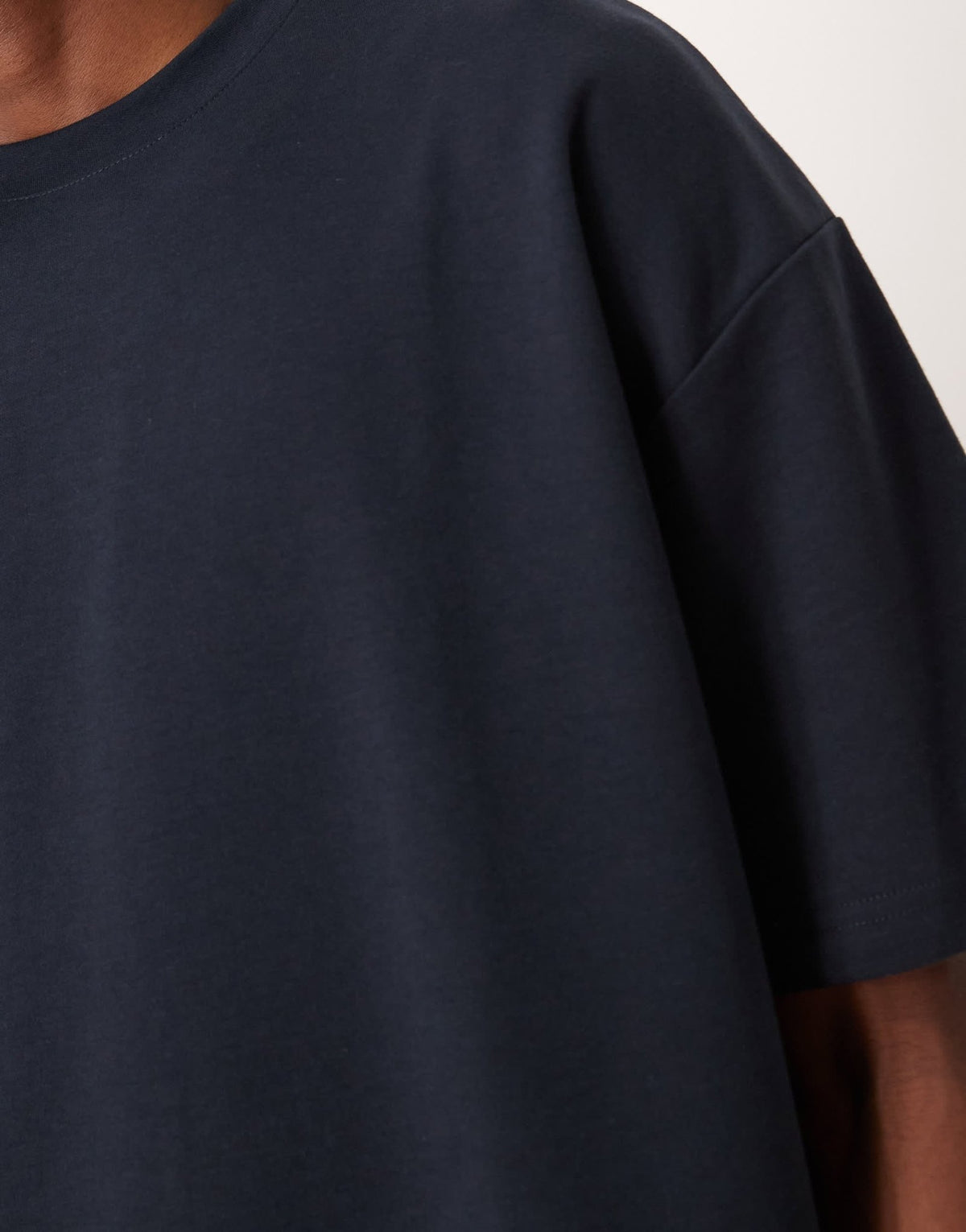 ASOS DESIGN breatheMAXâ„¢ heavyweight oversized t-shirt in navy - ASOS Sample Sale