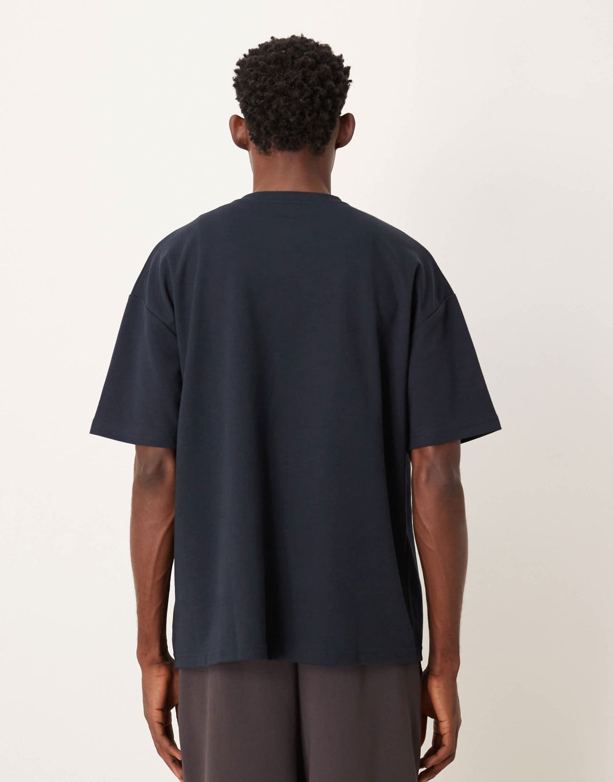 ASOS DESIGN breatheMAXâ„¢ heavyweight oversized t-shirt in navy - ASOS Sample Sale