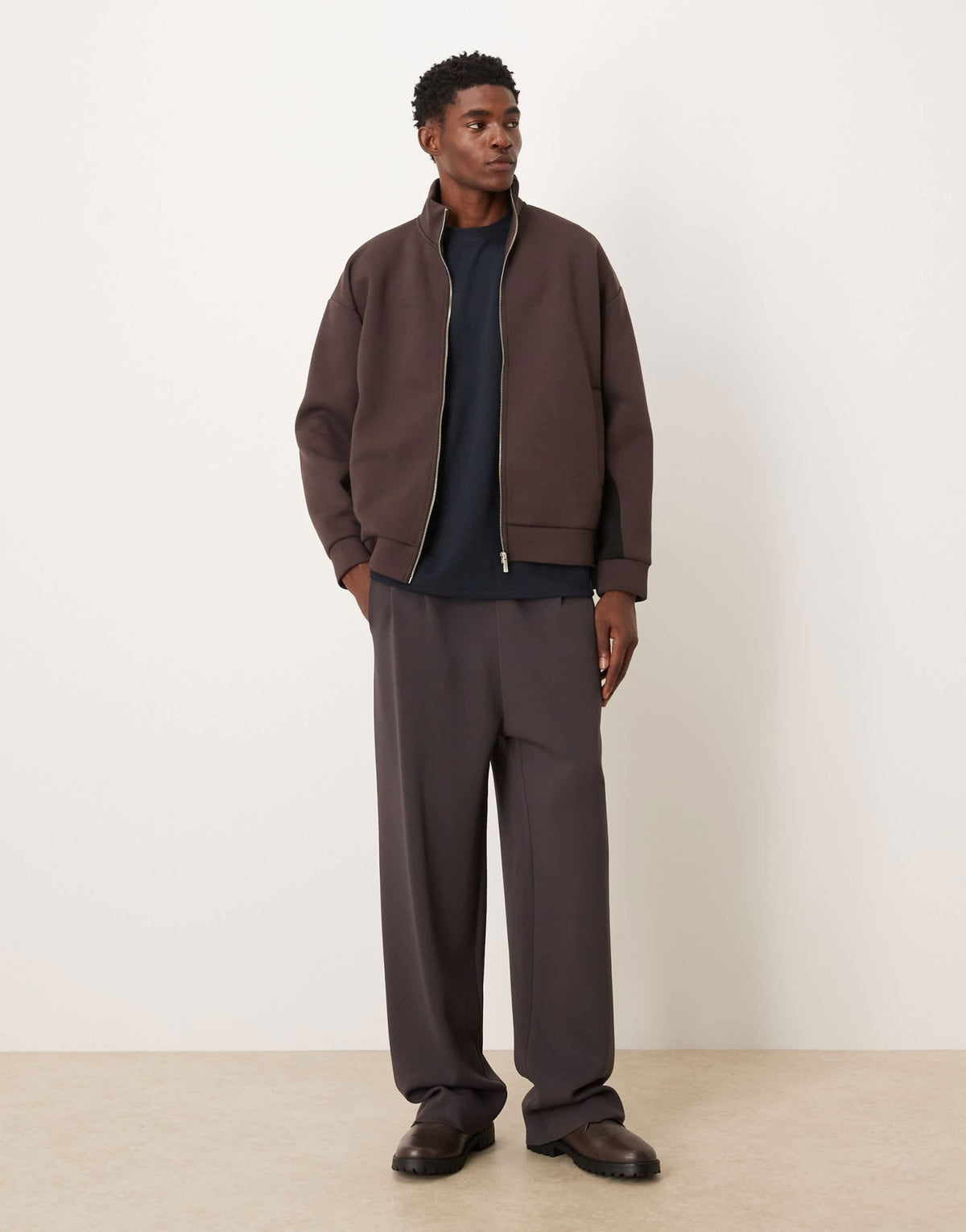 ASOS DESIGN breatheMAXâ„¢ heavyweight oversized t-shirt in navy - ASOS Sample Sale