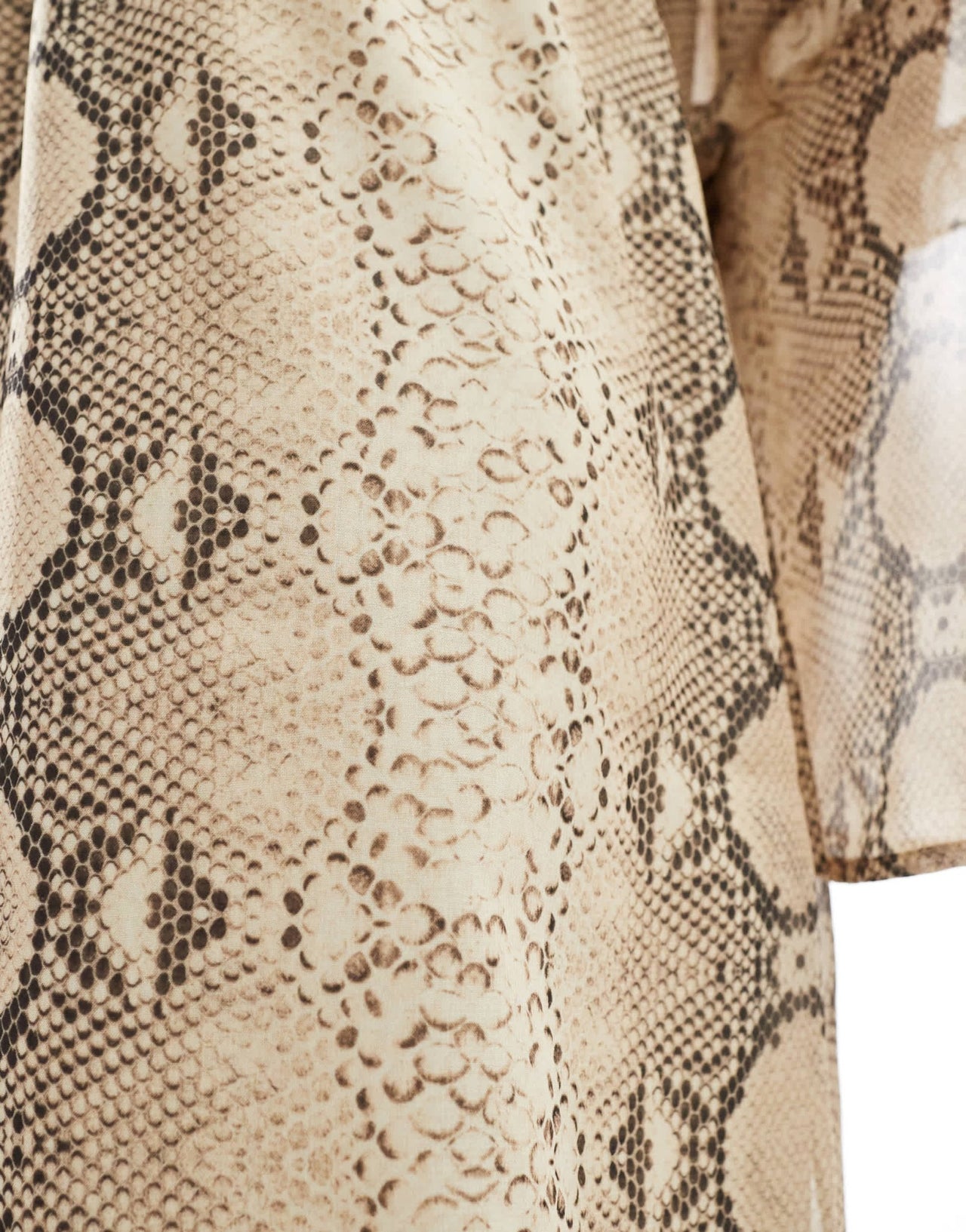 ASOS DESIGN chiffon bias maxi skirt in snake print - ASOS Sample Sale