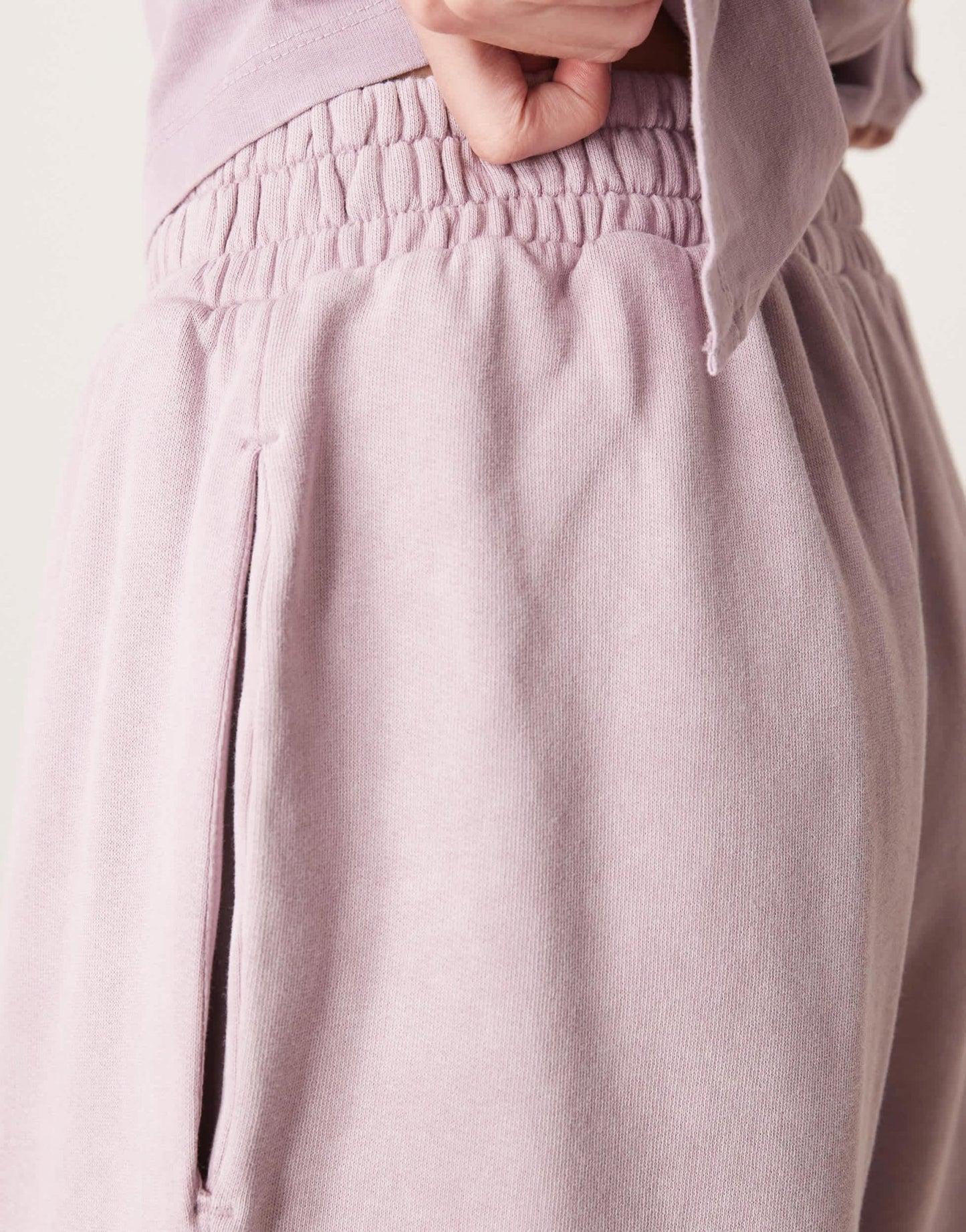 ASOS DESIGN co - ord barrel leg jogger in washed mauve - ASOS Sample Sale