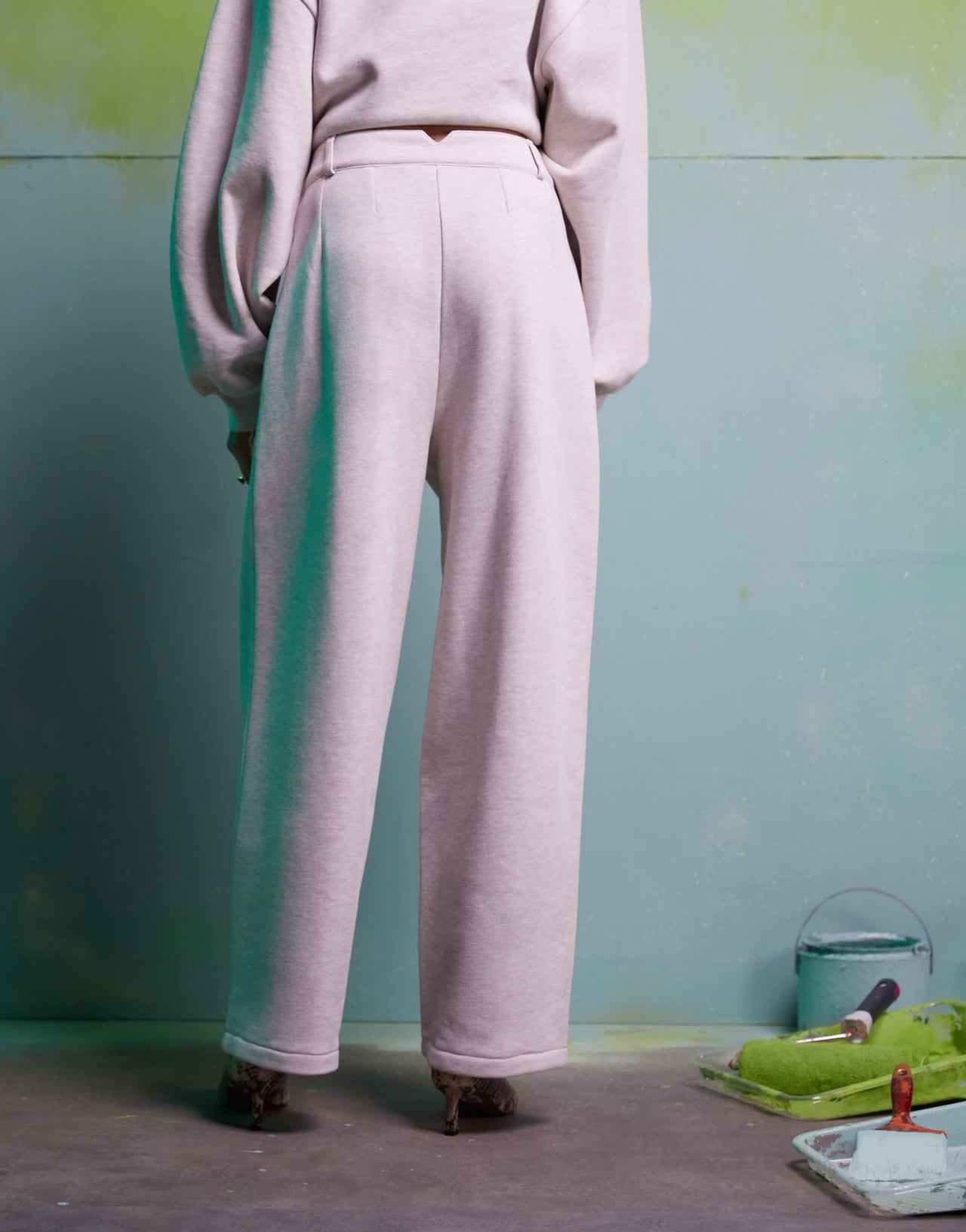 ASOS DESIGN co - ord heavyweight jogger in oatmeal - ASOS Sample Sale