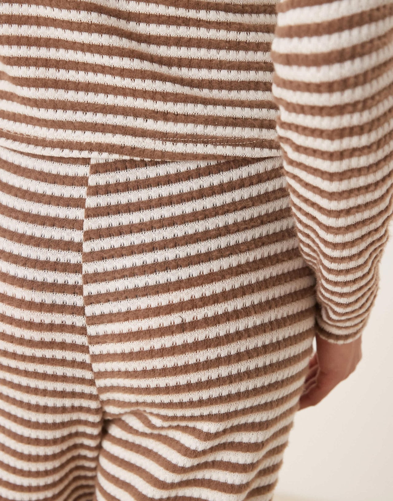 ASOS DESIGN co-ord wide leg trouser in textured stripe - ASOS Sample Sale