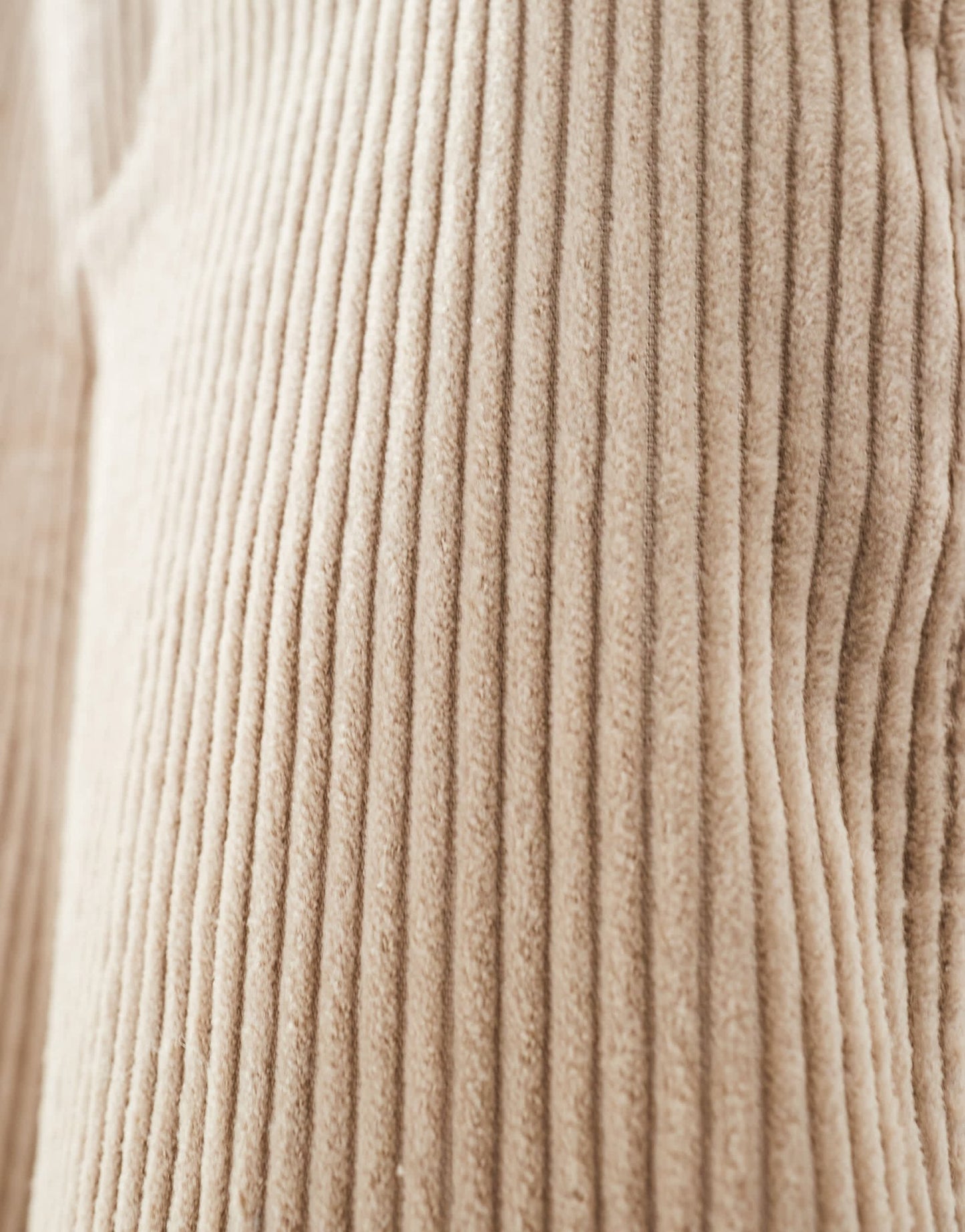 ASOS DESIGN cord barrel trousers in stone - ASOS Sample Sale