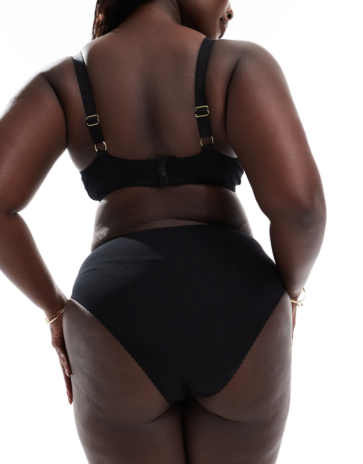 ASOS DESIGN Curve 2 pack Mila cotton brazillian brief in black - ASOS Sample Sale