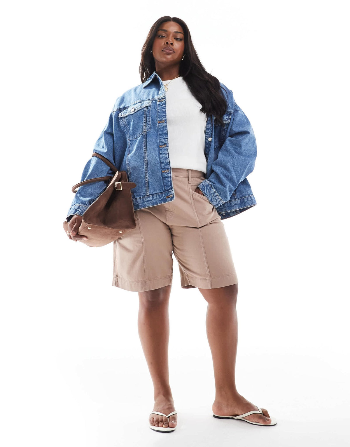 ASOS DESIGN Curve board shorts in sand - ASOS Sample Sale