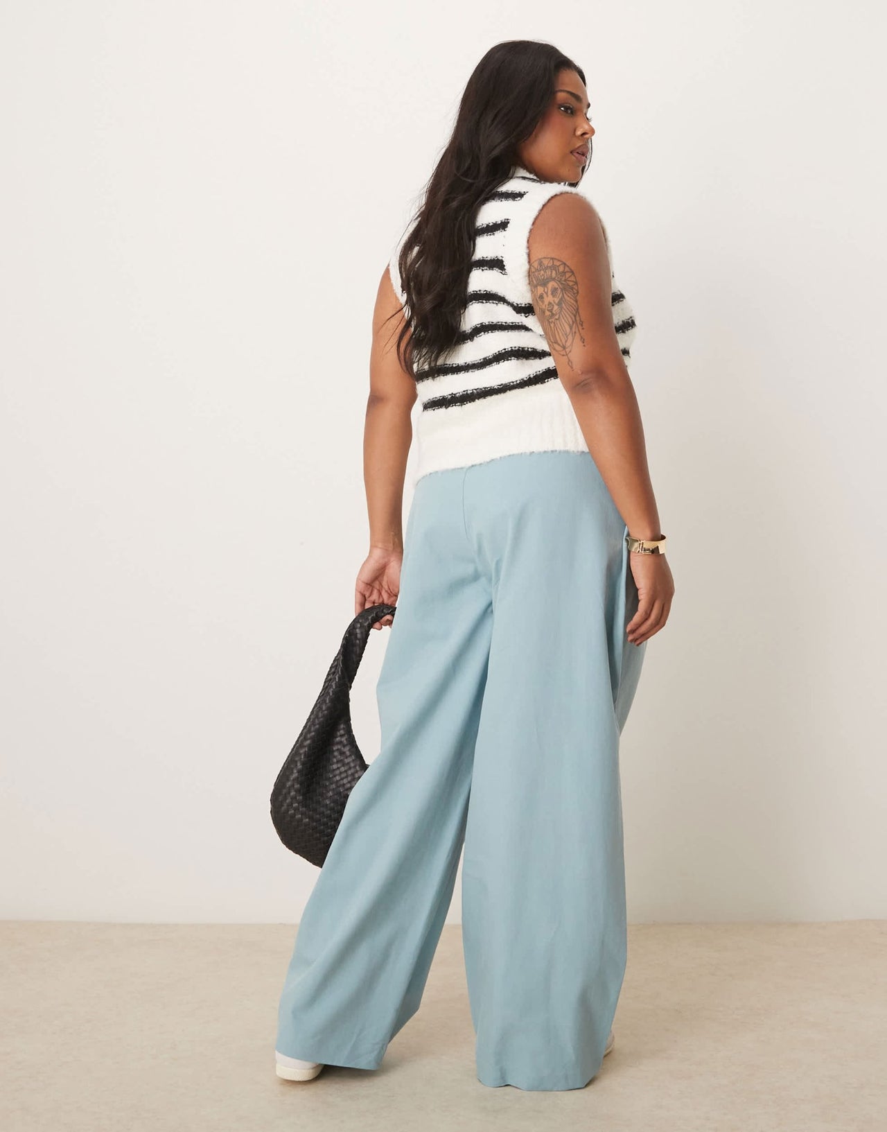 ASOS DESIGN Curve clean balloon trousers in turquoise - ASOS Sample Sale