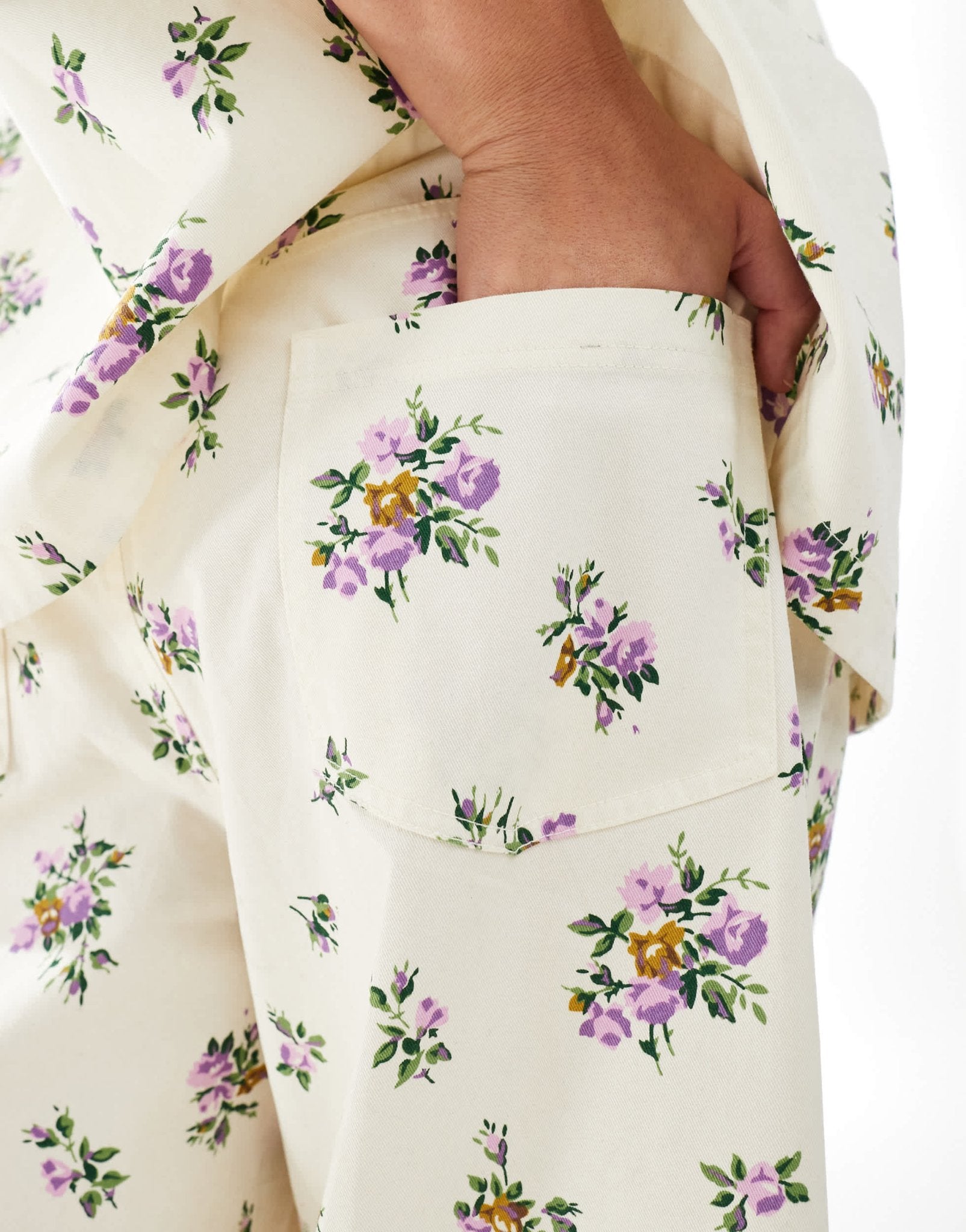 ASOS DESIGN Curve high waist wide leg trousers co - ord in floral print - ASOS Sample Sale