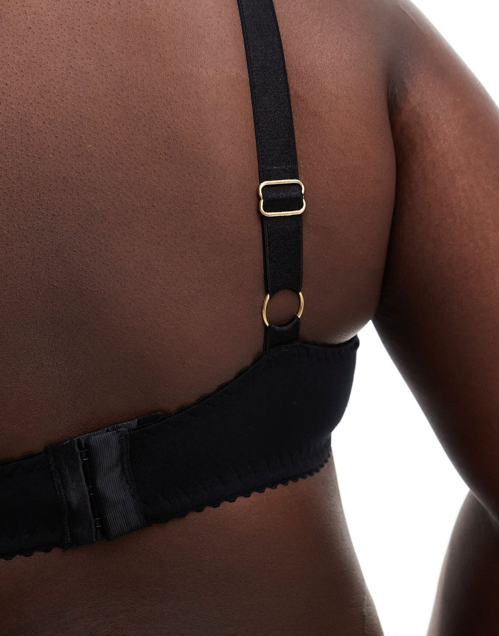 ASOS DESIGN Curve Mila cotton underwired bra in black - ASOS Sample Sale